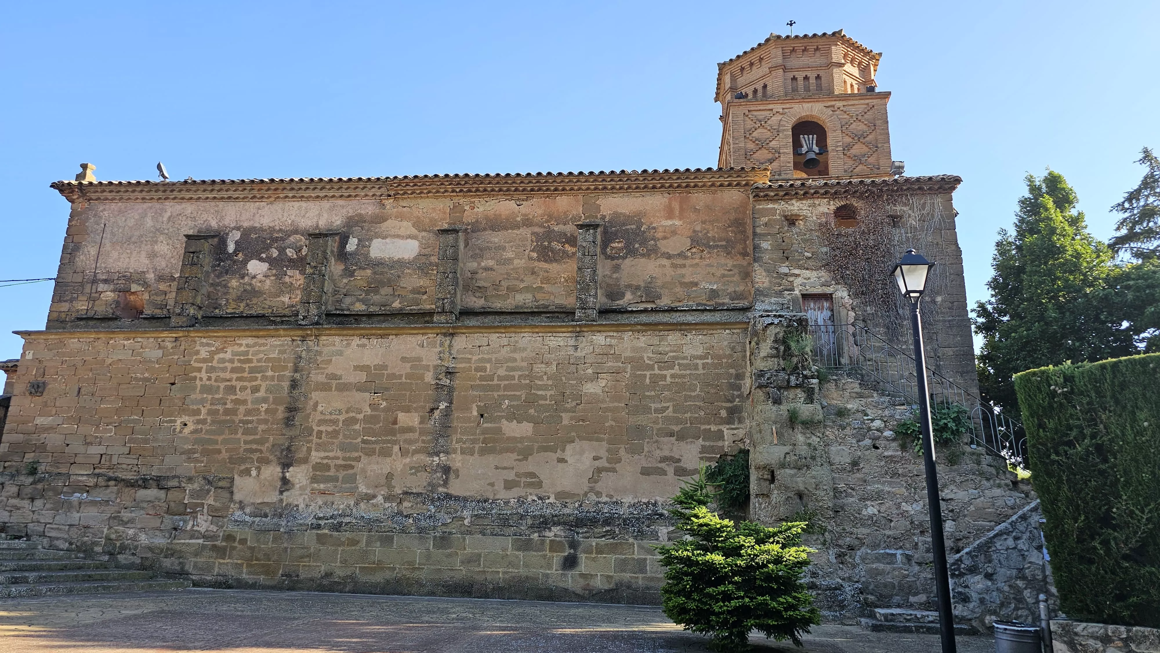 A través del Plan de Patrimonio Eclesiástico se intervino en 2024 en la iglesia de San Martín de Nueno.