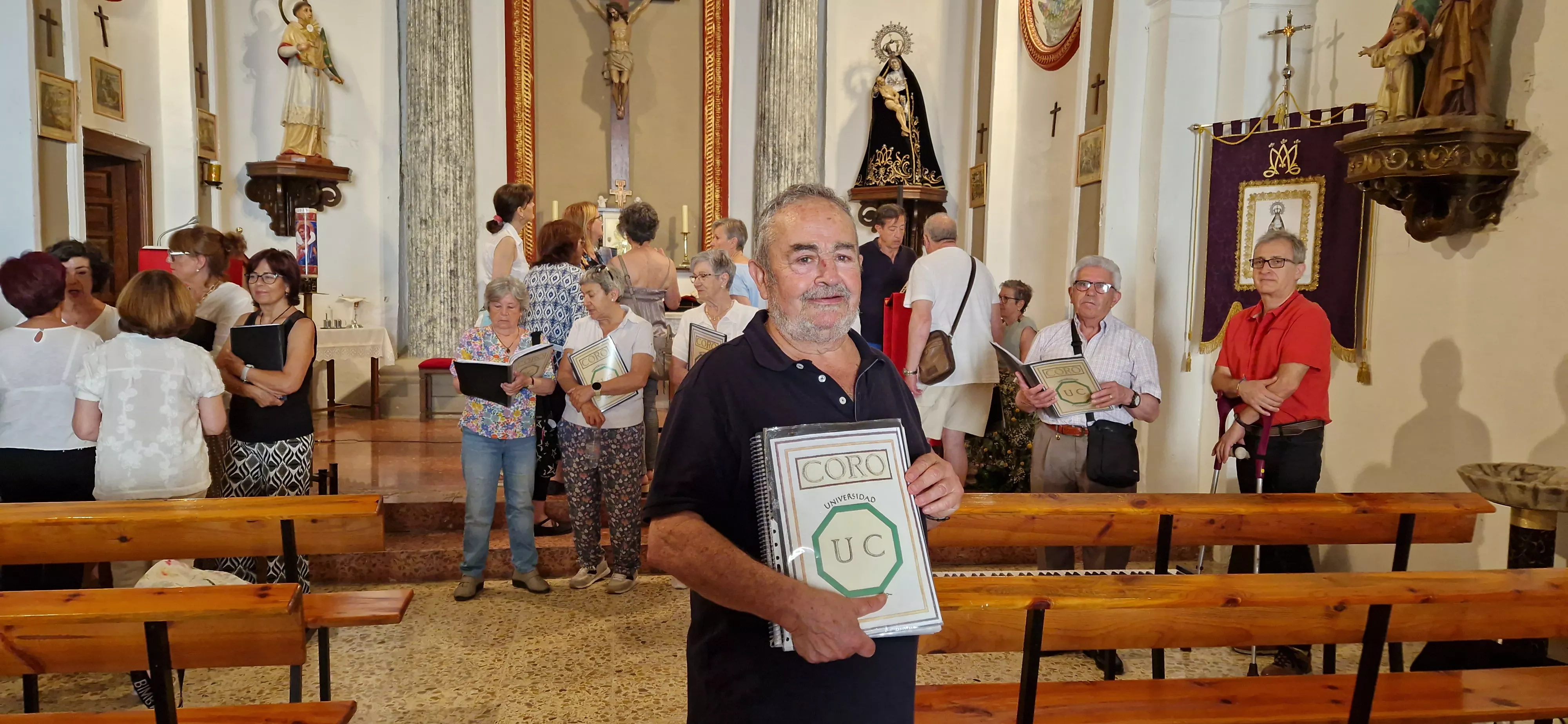Fernando Buisán. El Coro de la Universidad Ciudadana en Monflorite. Foto Myriam Martínez