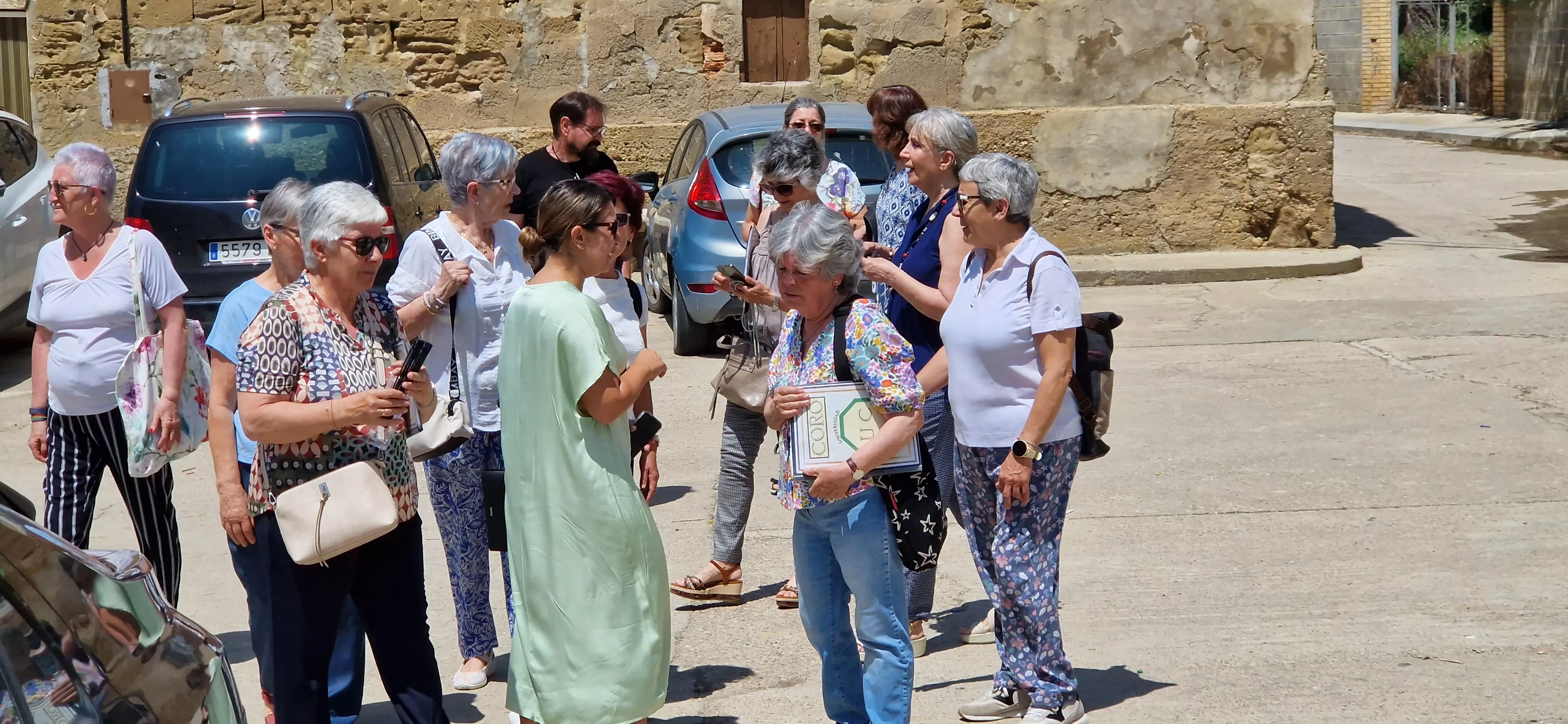 El Coro de la Universidad Ciudadana en Monflorite. Foto Myriam Martínez