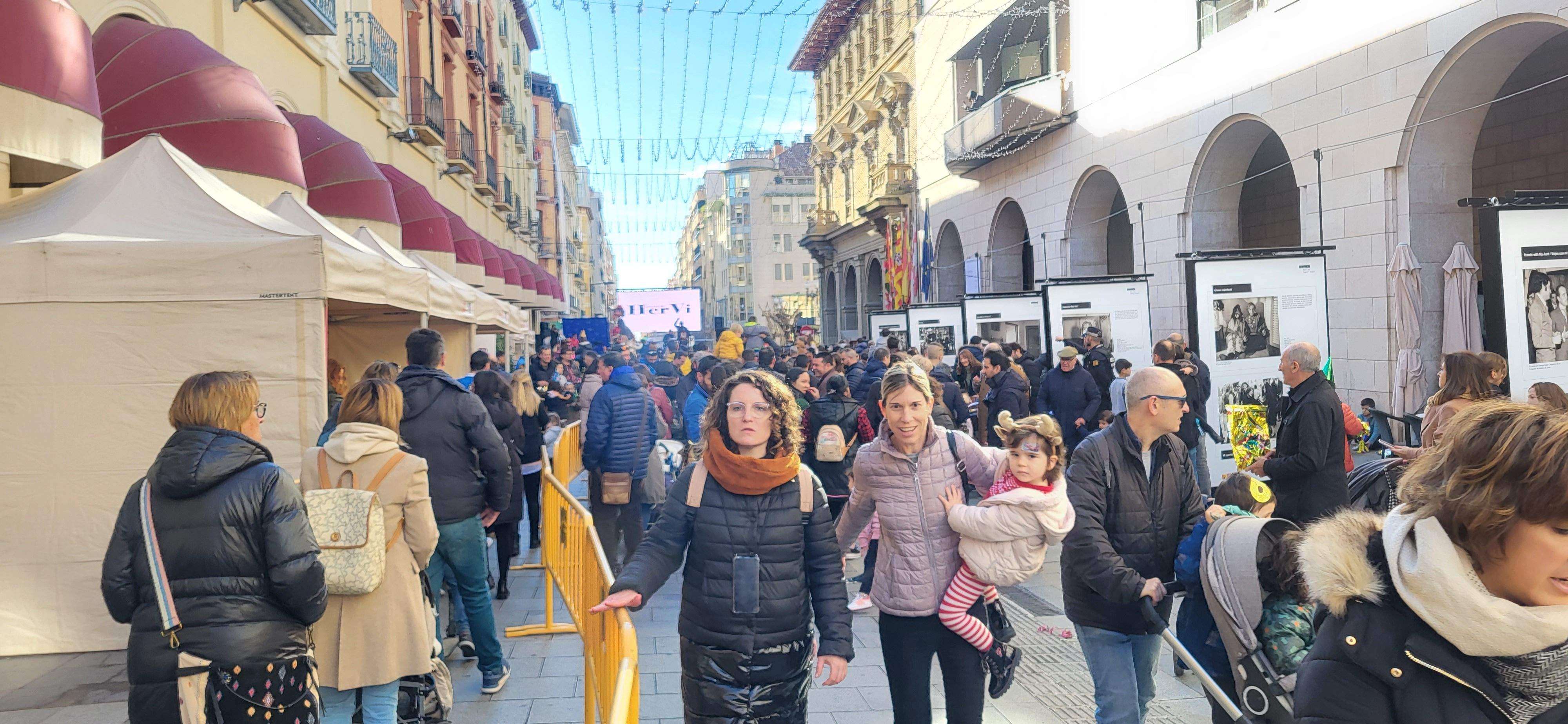 Magnífico ambiente y cartel de completo en las Campanadas Infantiles de Huesca. Foto Myriam Martínez 