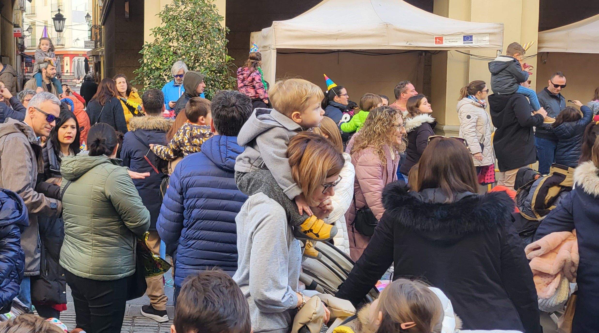 Magnífico ambiente y cartel de completo en las Campanadas Infantiles de Huesca. Foto Myriam Martínez 