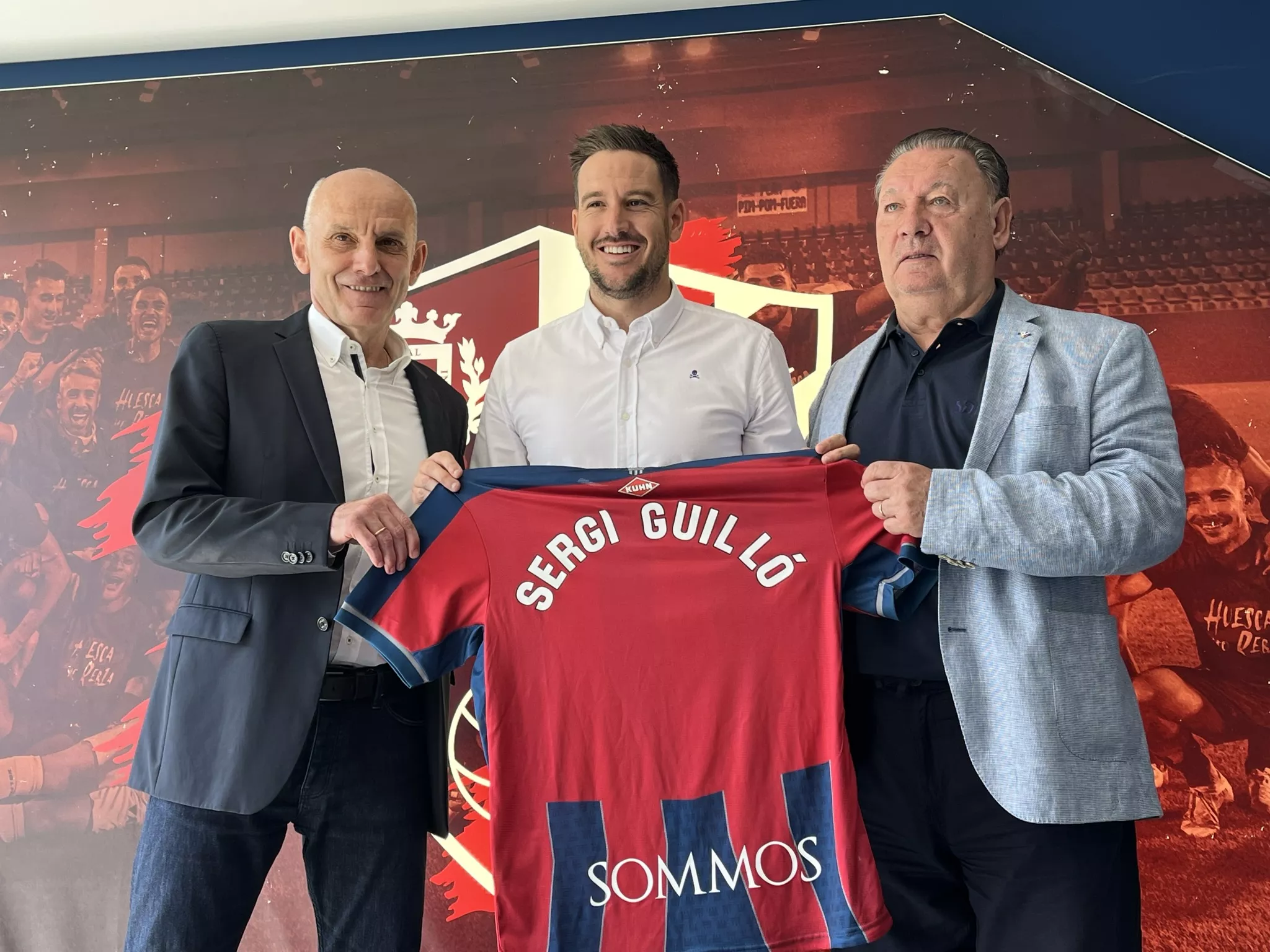 Sergi Guilló, nuevo entrenador del Huesca. Foto: Adri Mora