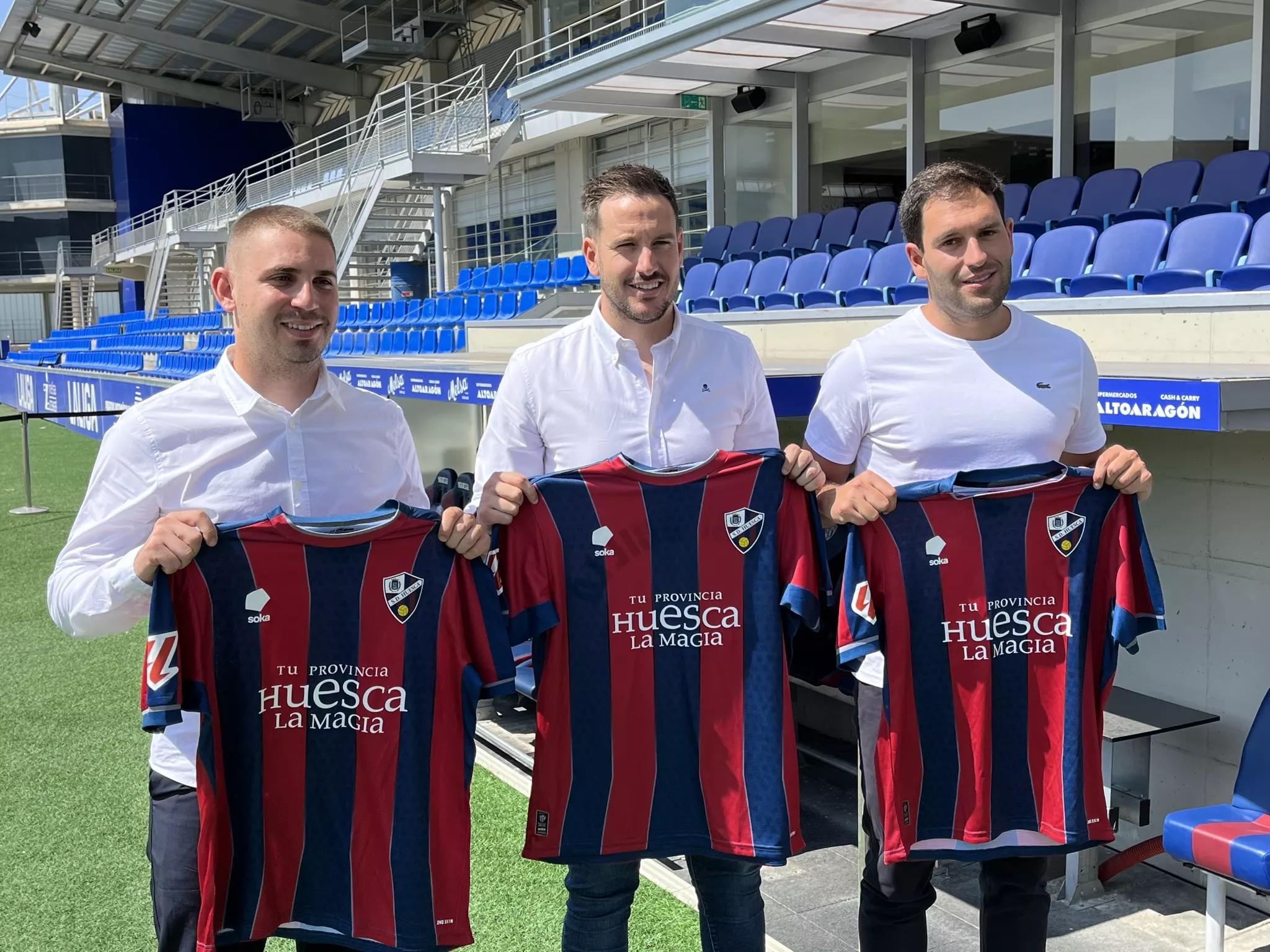 Sergi Guilló, nuevo entrenador del Huesca. Foto: Adri Mora