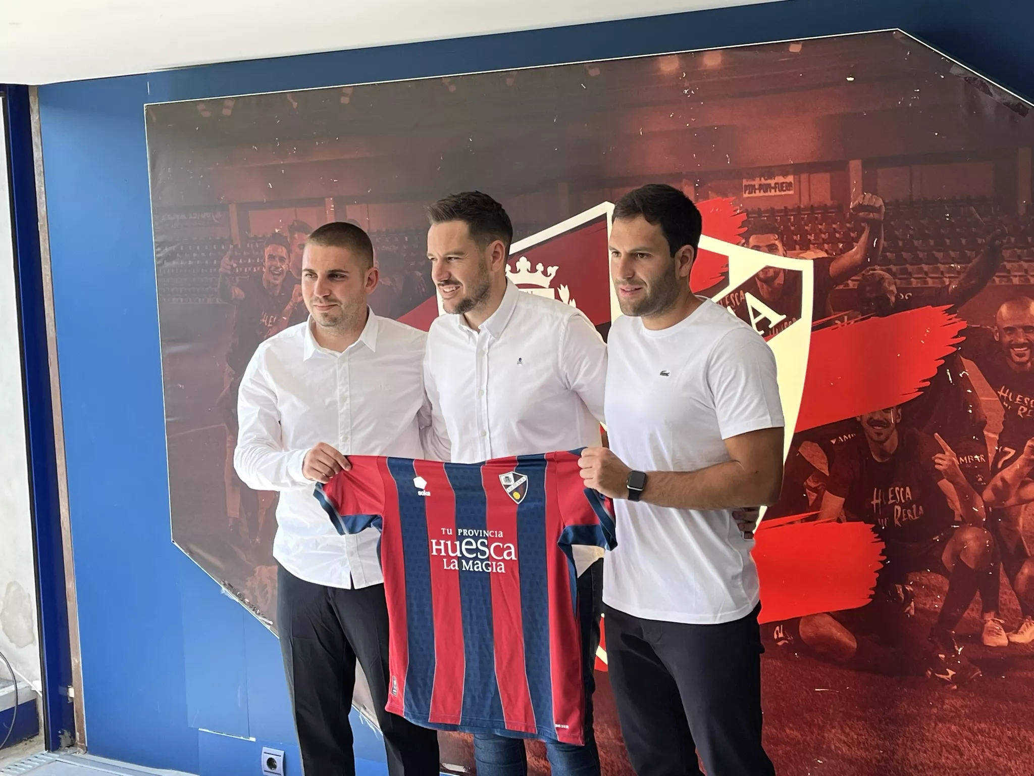 Sergi Guilló, nuevo entrenador del Huesca. Foto: Adri Mora