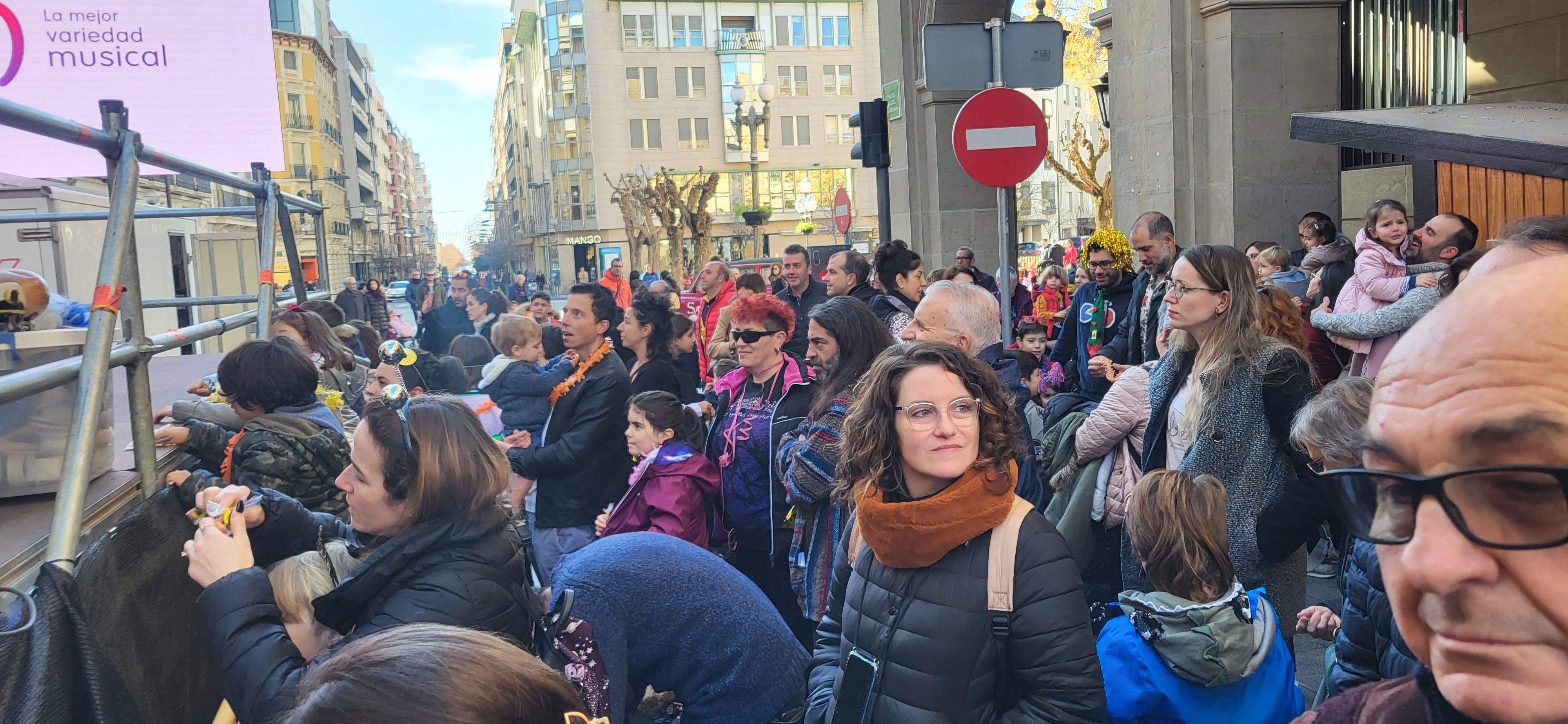 Magnífico ambiente y cartel de completo en las Campanadas Infantiles de Huesca. Foto Myriam Martínez 