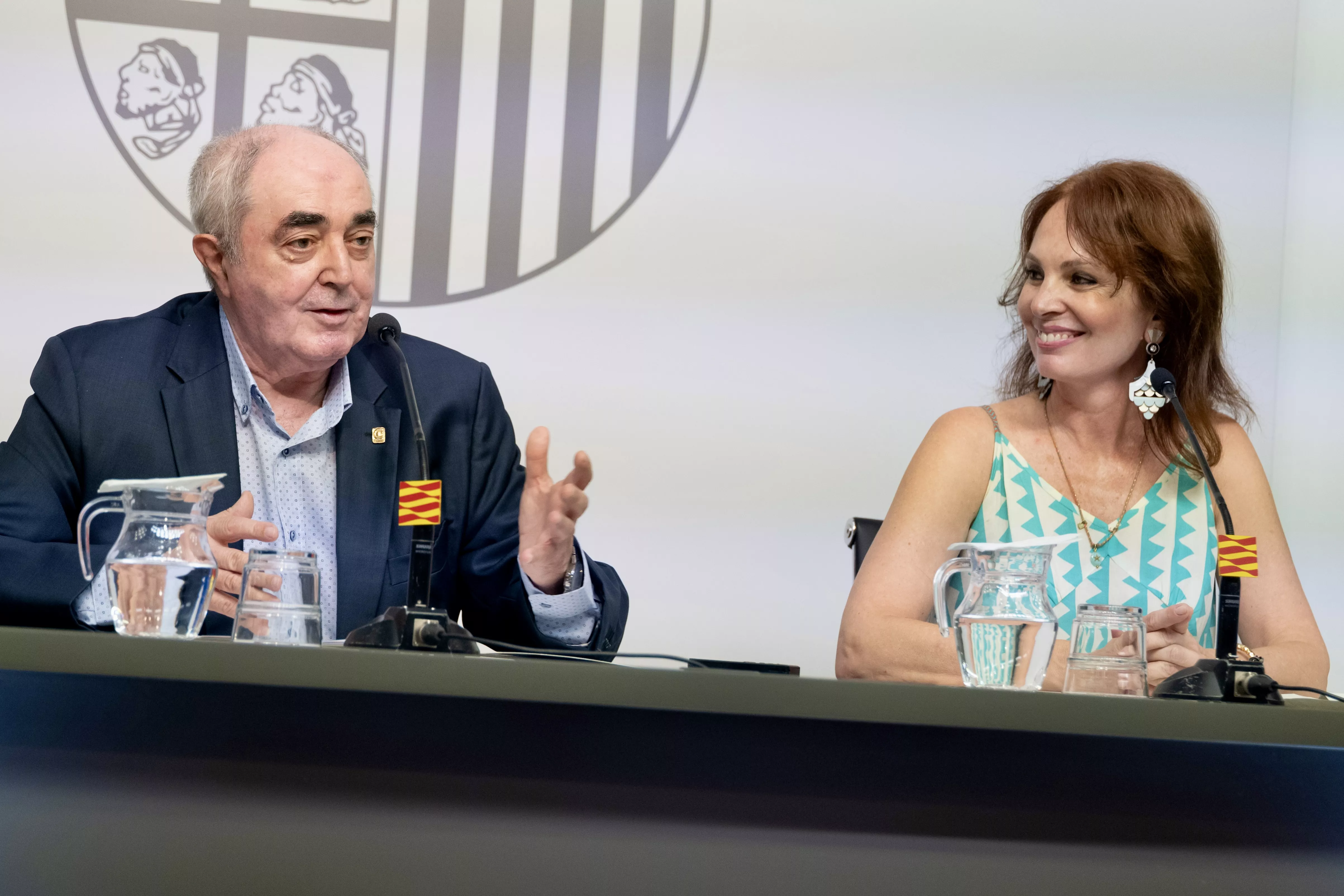 Manuel Rodríguez Chesa y Carmen Herrante ha presentado el Plan Renova de Electrodomésticos de Aragón.