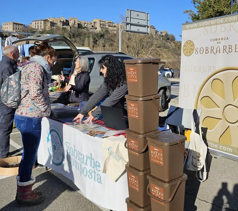 La Comarca de Sobrarbe alcanza los 400 inscritos en su servicio de compostaje comunitario.