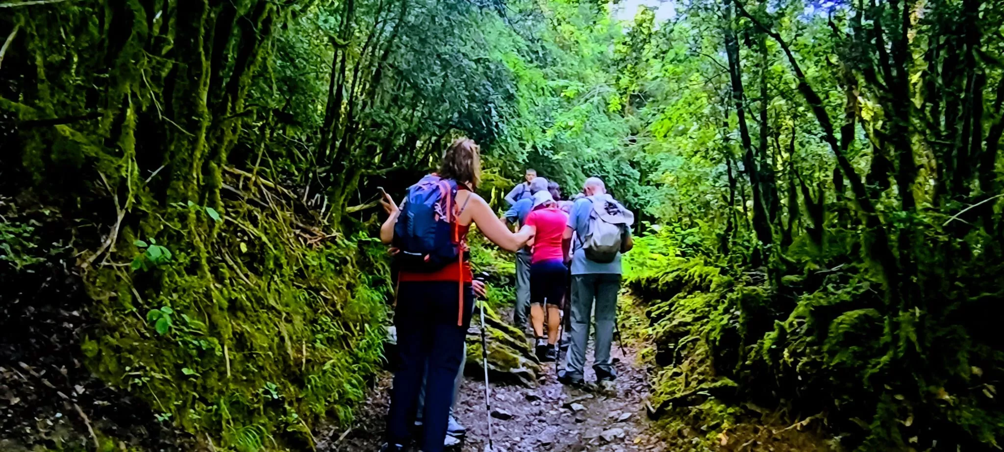 Salida de Panticosa a Búbal del programa Unizar +55. Foto Joaquín Santafé