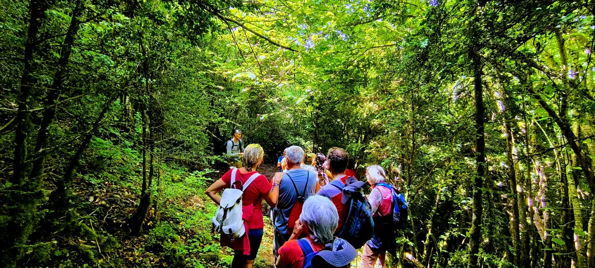 Salida de Panticosa a Búbal del programa Unizar +55. Foto Joaquín Santafé