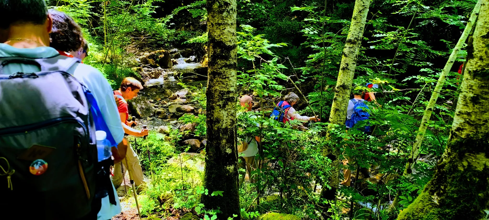 Salida de Panticosa a Búbal del programa Unizar +55. Foto Joaquín Santafé