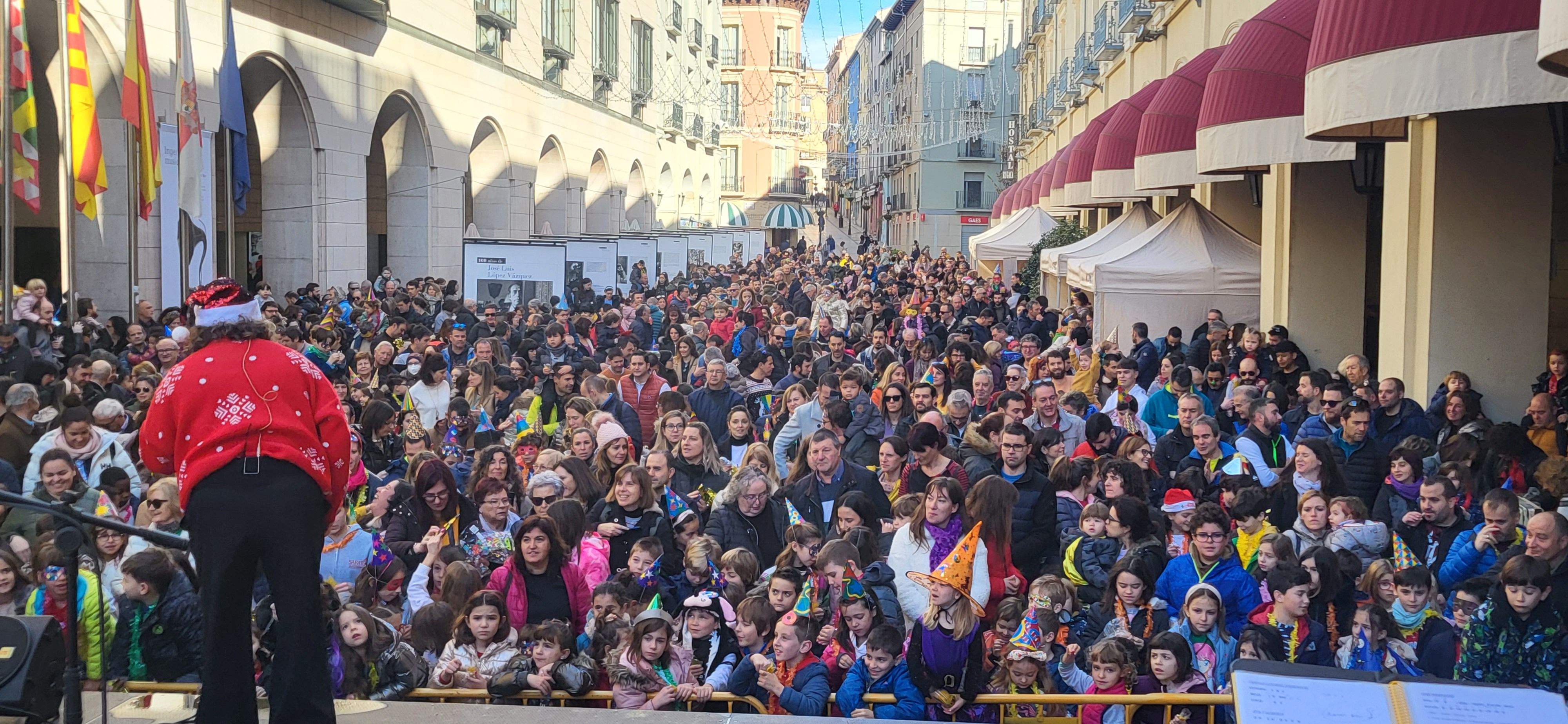 Magnífico ambiente y cartel de completo en las Campanadas Infantiles de Huesca. Foto Myriam Martínez 