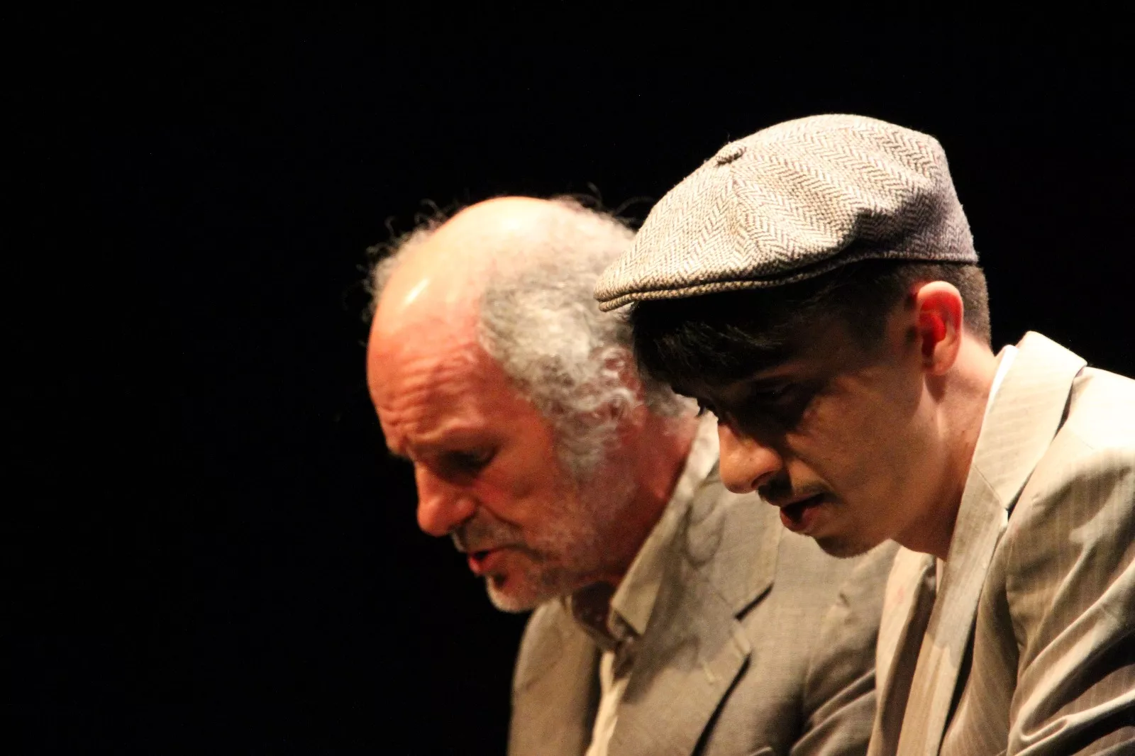 Grupo del Campus de Huesca en la Muestra Joven de Teatro y Danza. Foto Carlos Neofato