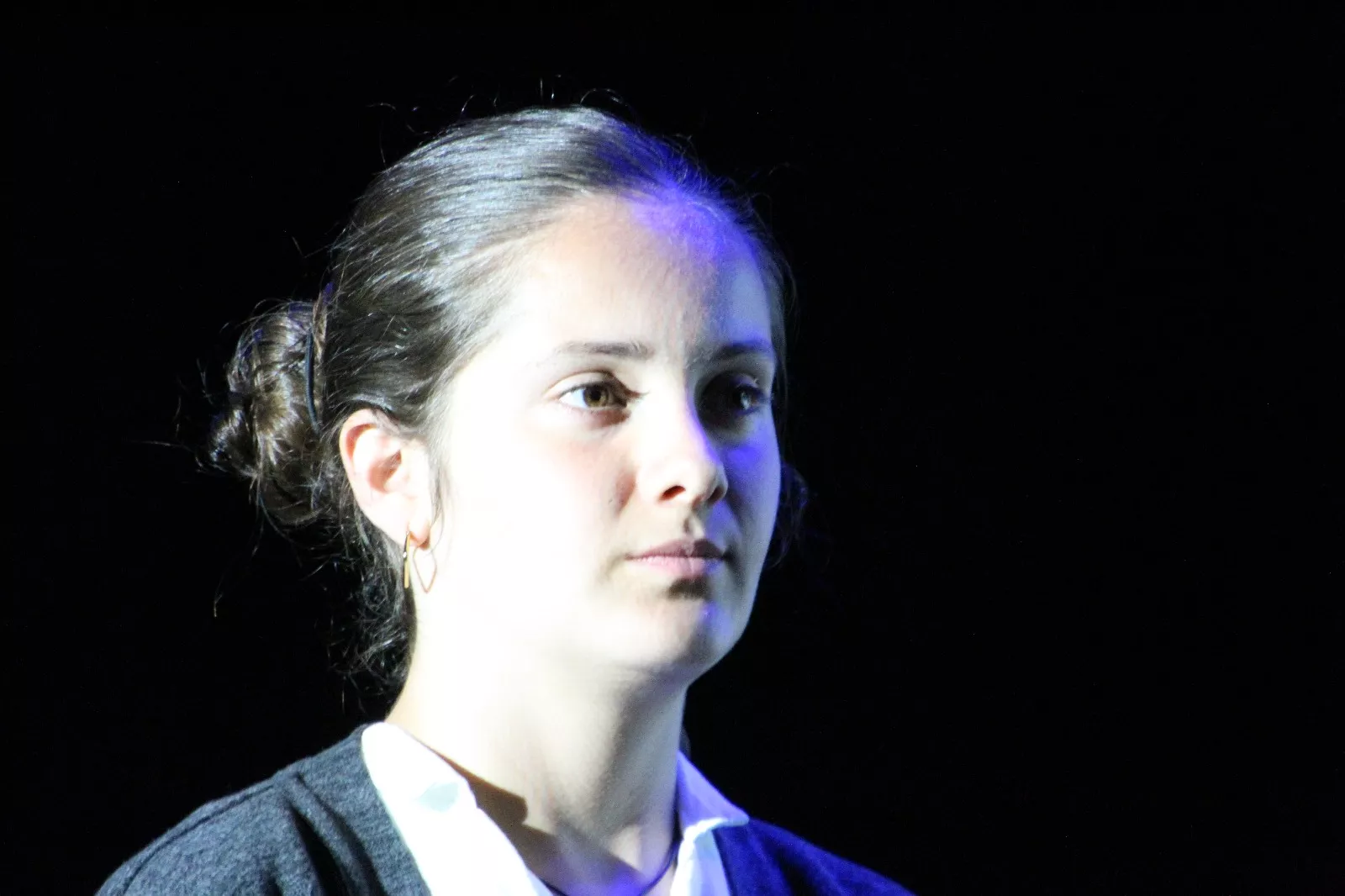 Grupo del Campus de Huesca en la Muestra Joven de Teatro y Danza. Foto Carlos Neofato