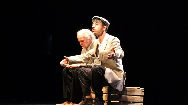 Grupo del Campus de Huesca en la Muestra Joven de Teatro y Danza. Foto Carlos Neofato Grupo del Campus de Huesca en la Muestra Joven de Teatro y Danza. Foto Carlos Neofato