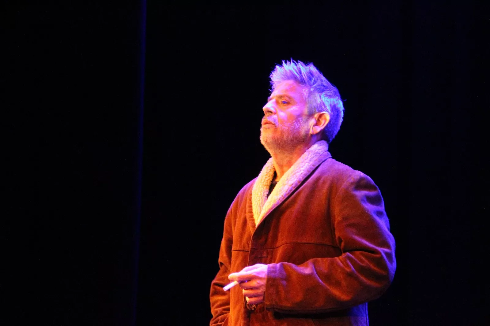 Grupo del Campus de Huesca en la Muestra Joven de Teatro y Danza. Foto Carlos Neofato