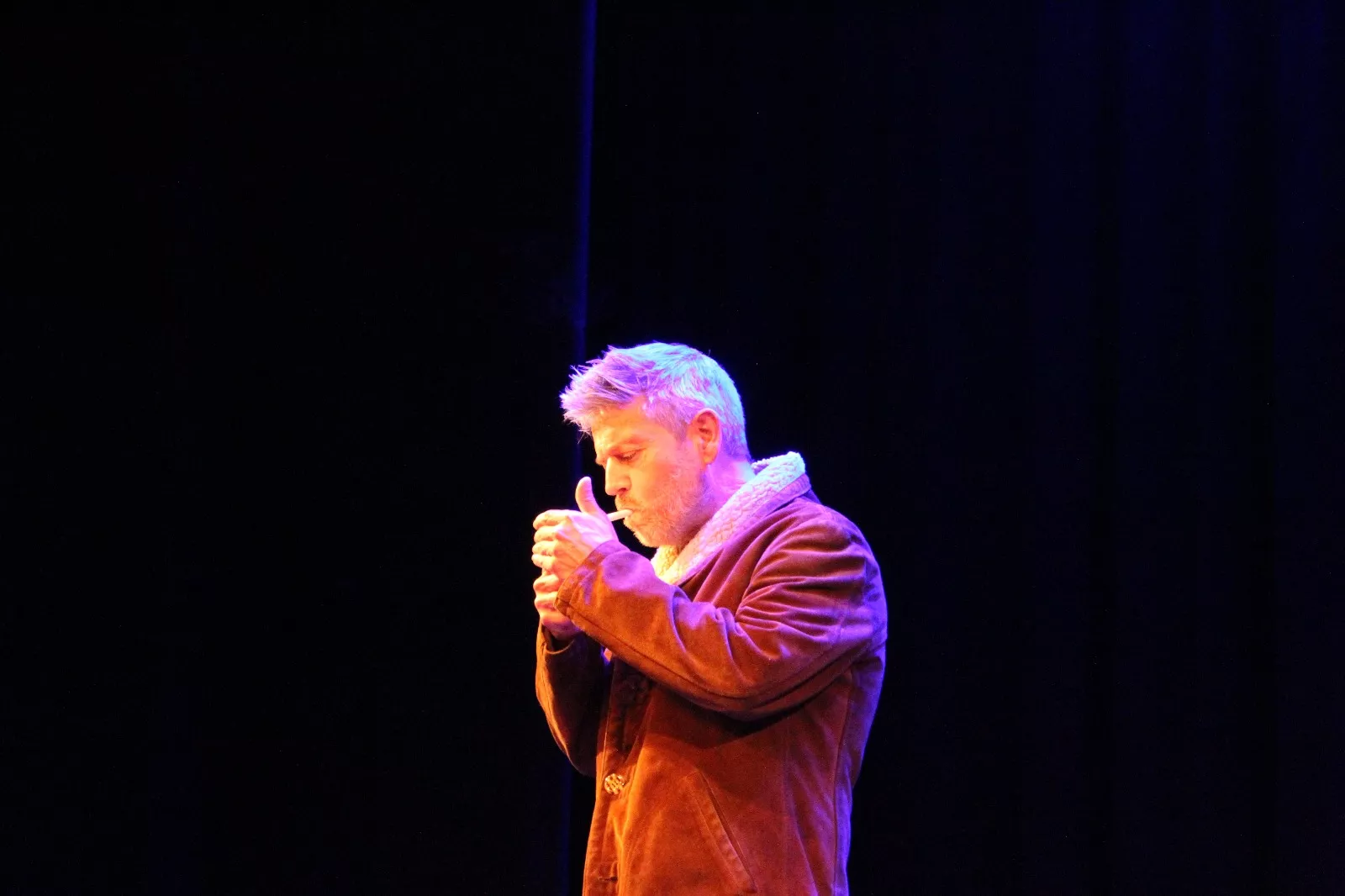 Grupo del Campus de Huesca en la Muestra Joven de Teatro y Danza. Foto Carlos Neofato