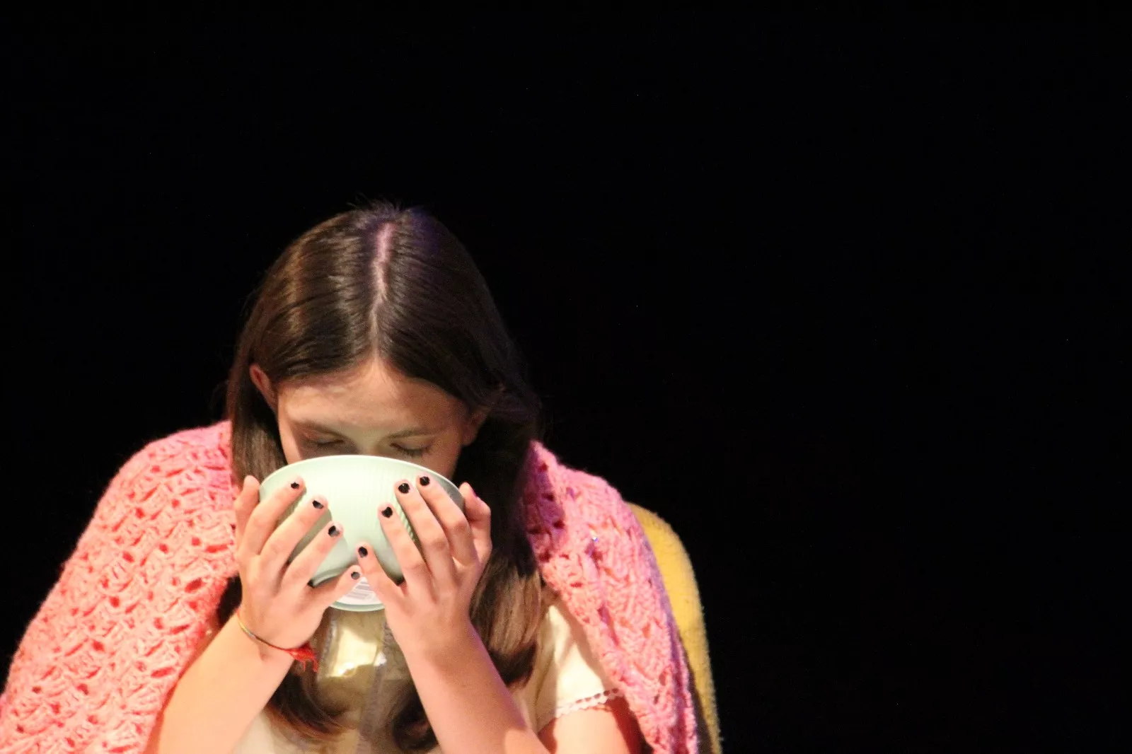 Grupo del Campus de Huesca en la Muestra Joven de Teatro y Danza. Foto Carlos Neofato