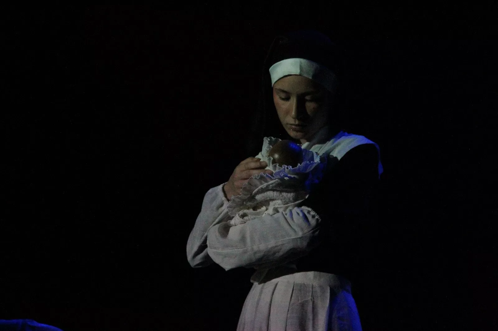 Grupo del Campus de Huesca en la Muestra Joven de Teatro y Danza. Foto Carlos Neofato