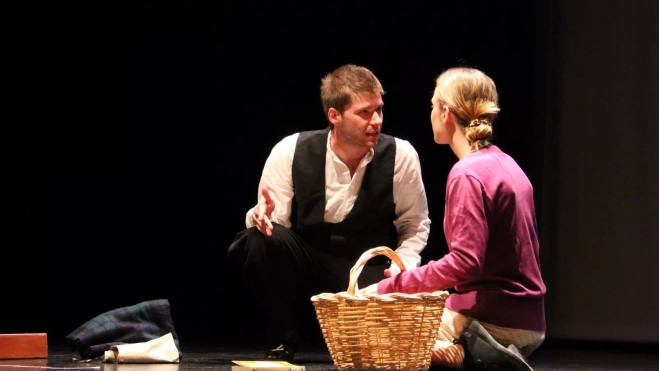 Grupo del Campus de Huesca en la Muestra Joven de Teatro y Danza. Foto Carlos Neofato Grupo del Campus de Huesca en la Muestra Joven de Teatro y Danza. Foto Carlos Neofato