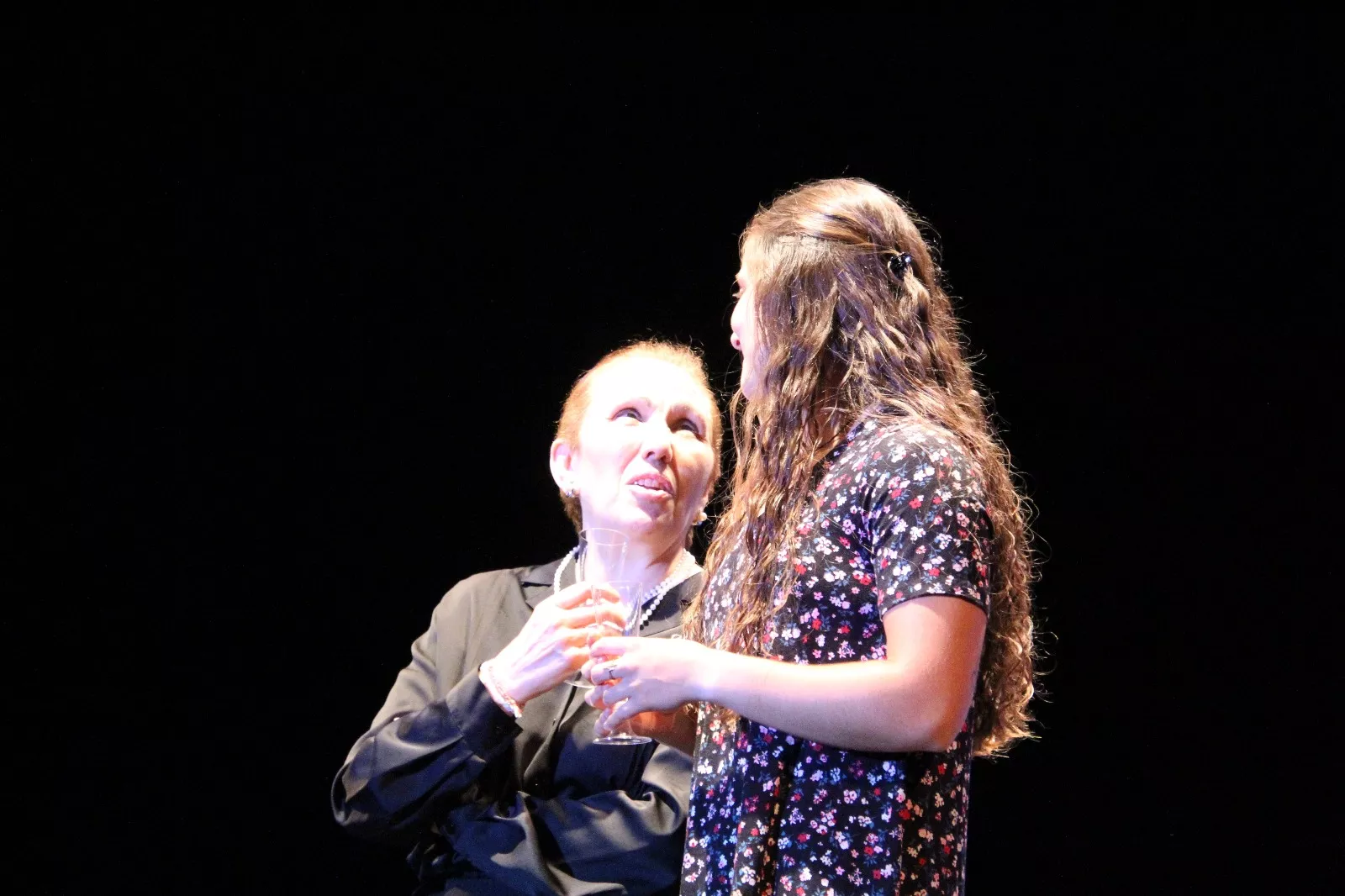 Grupo del Campus de Huesca en la Muestra Joven de Teatro y Danza. Foto Carlos Neofato