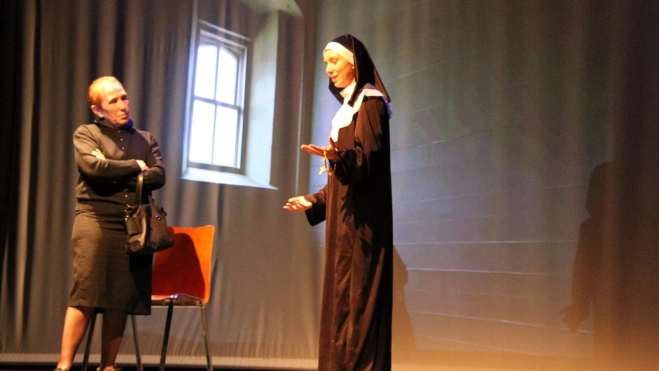 Grupo del Campus de Huesca en la Muestra Joven de Teatro y Danza. Foto Carlos Neofato Grupo del Campus de Huesca en la Muestra Joven de Teatro y Danza. Foto Carlos Neofato