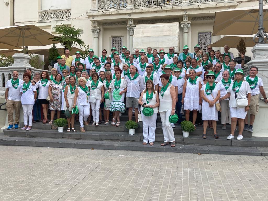 Fotografía de la generación del 57 en el Casino de Huesca