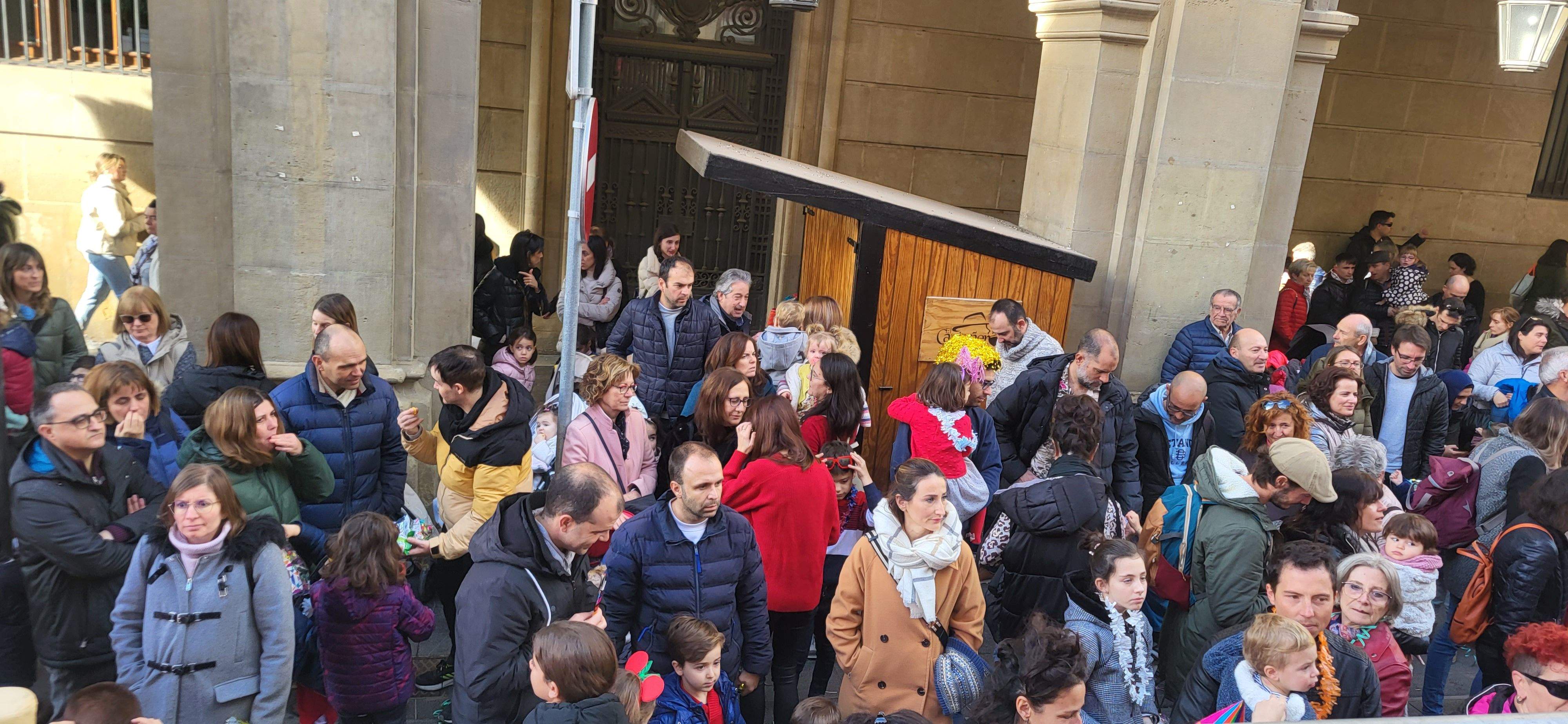 Magnífico ambiente y cartel de completo en las Campanadas Infantiles de Huesca. Foto Myriam Martínez 