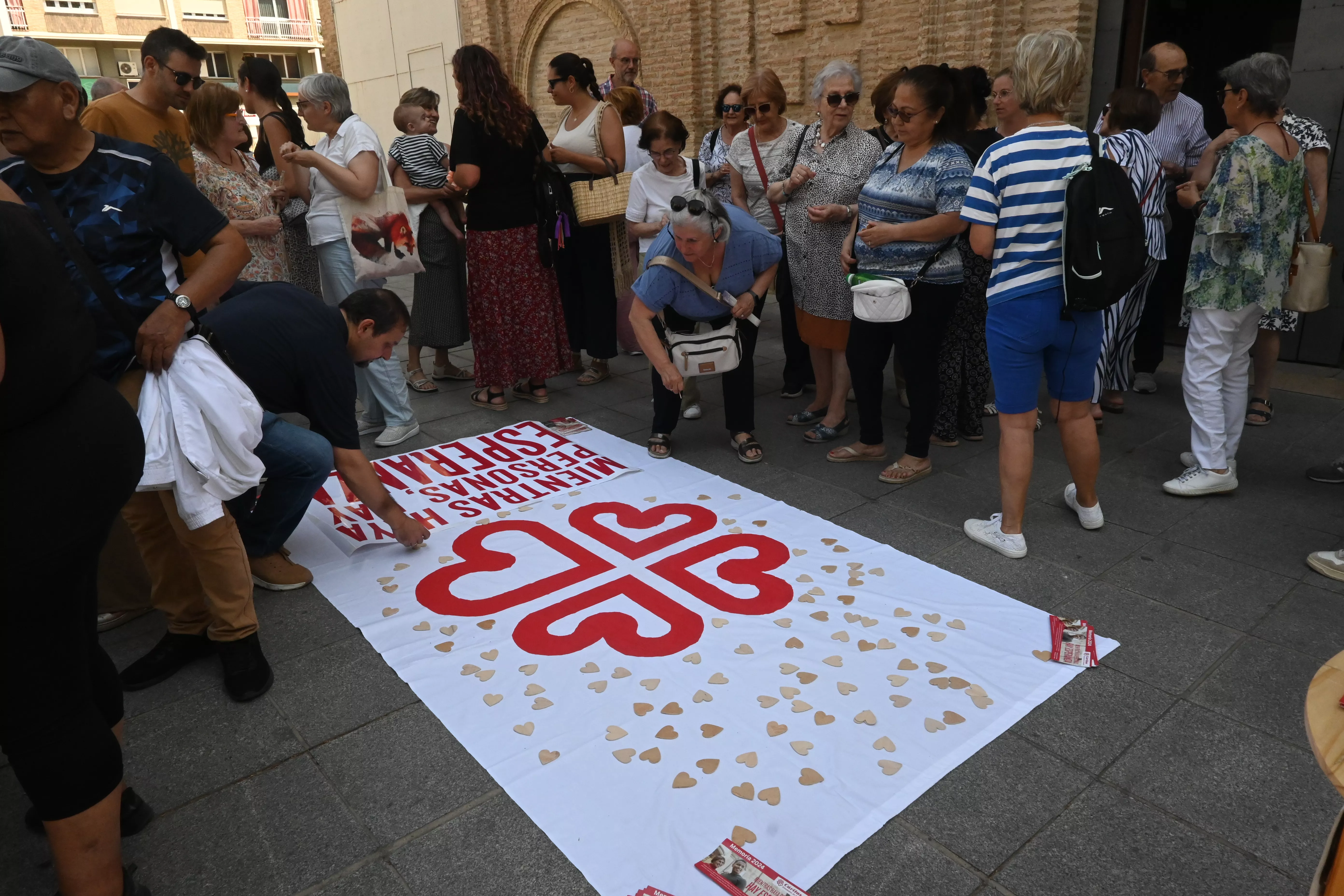  Corpus Christi en Huesca por Cáritas. Foto Carlos Jalle
