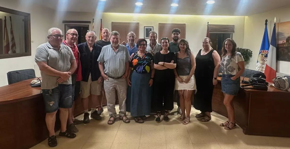 Nueva ejecutiva local PSOE Almudévar con Lorena Canales y Joaquín Monesma.(002)