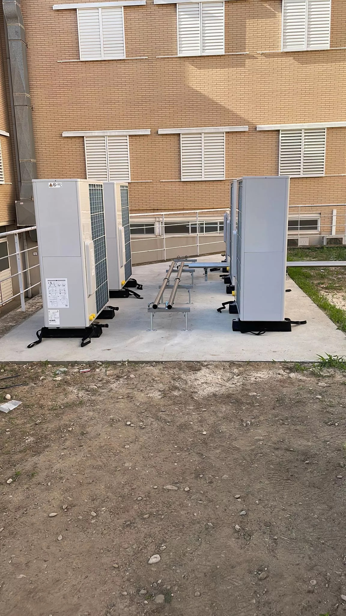 Maquinaria para el sistema de agua caliente sanitaria y de calefacción