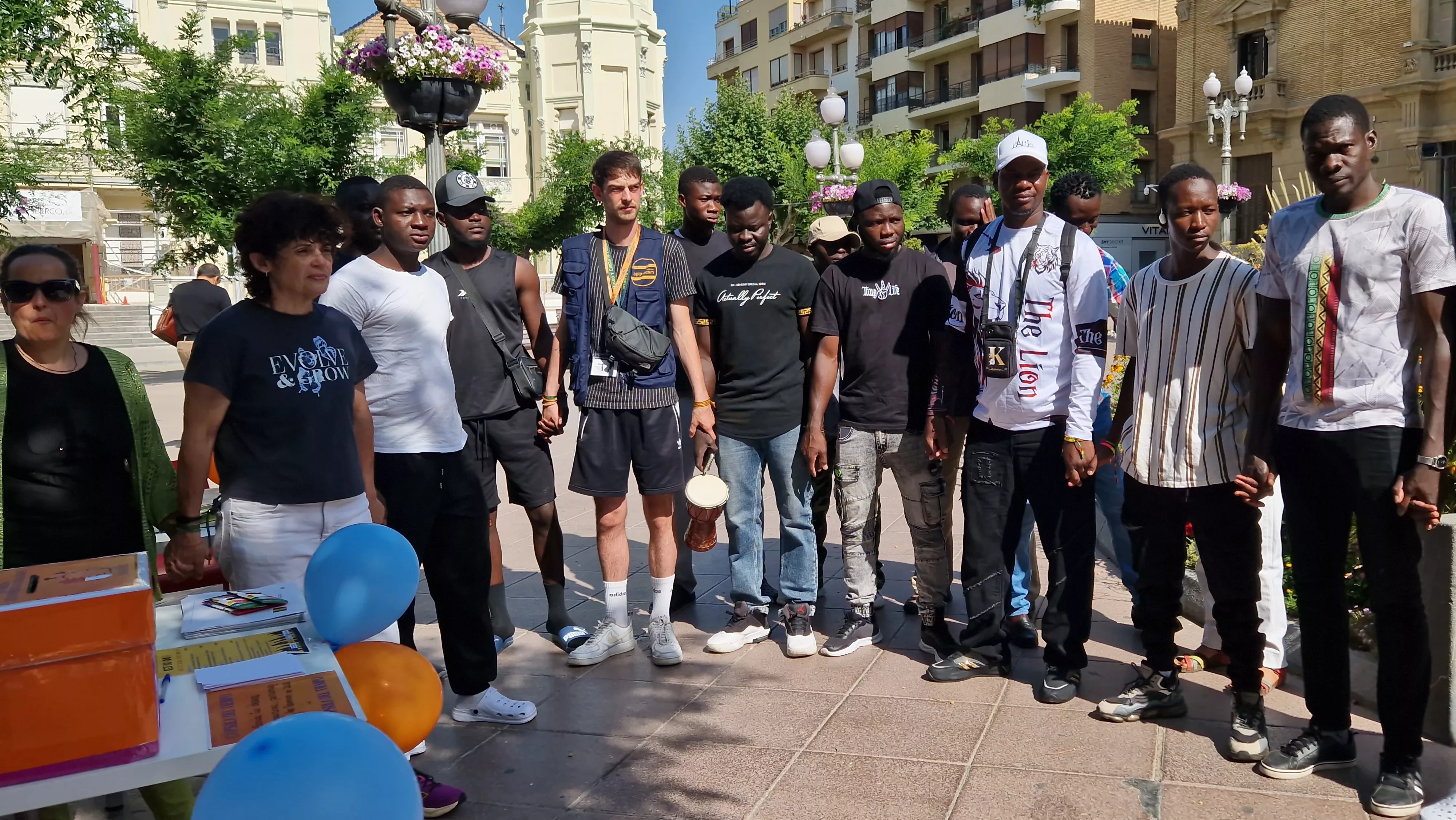 Día Mundial del Refugiado en Huesca. Foto Myriam Martínez