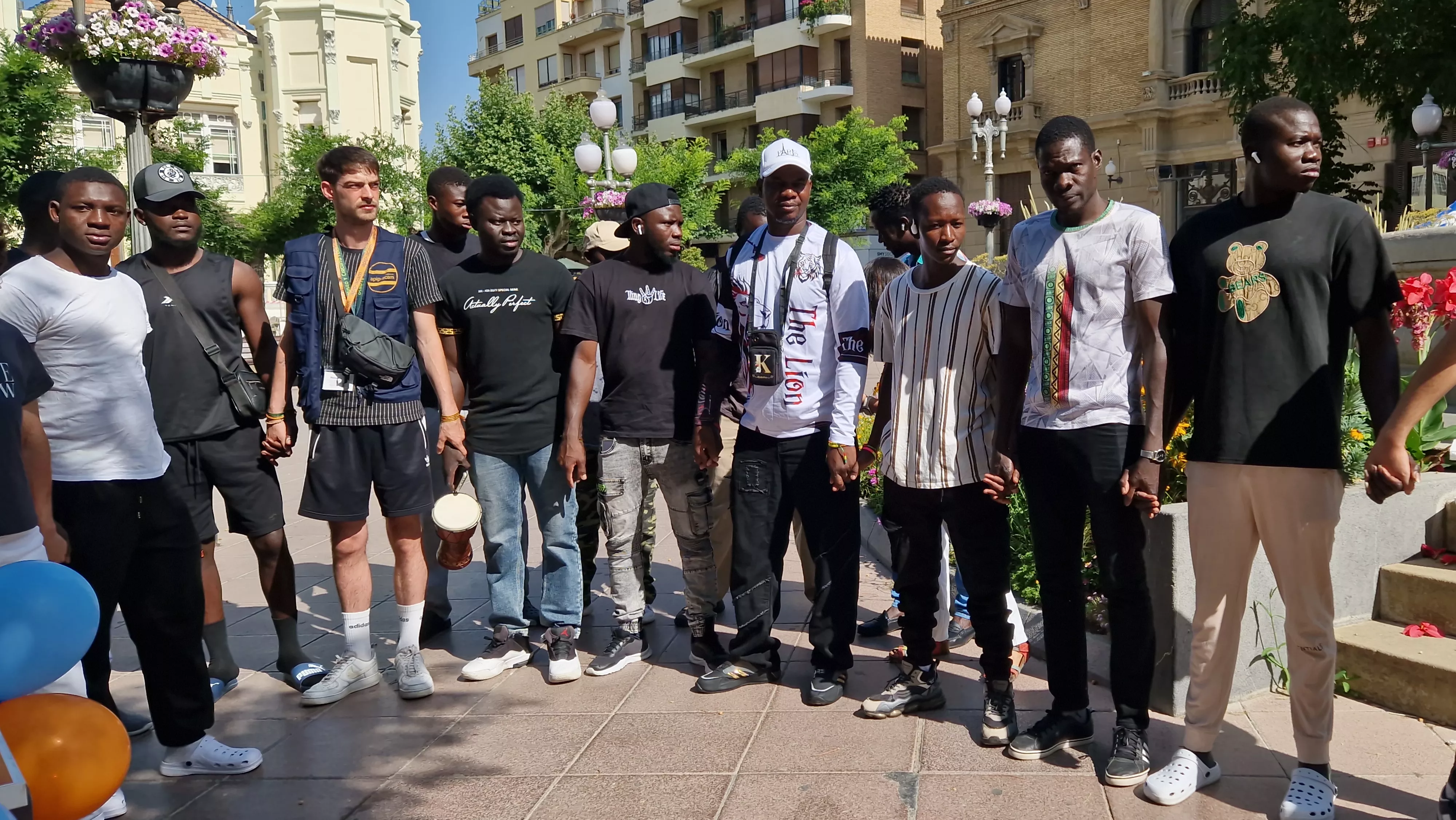 Día Mundial del Refugiado en Huesca. Foto Myriam Martínez