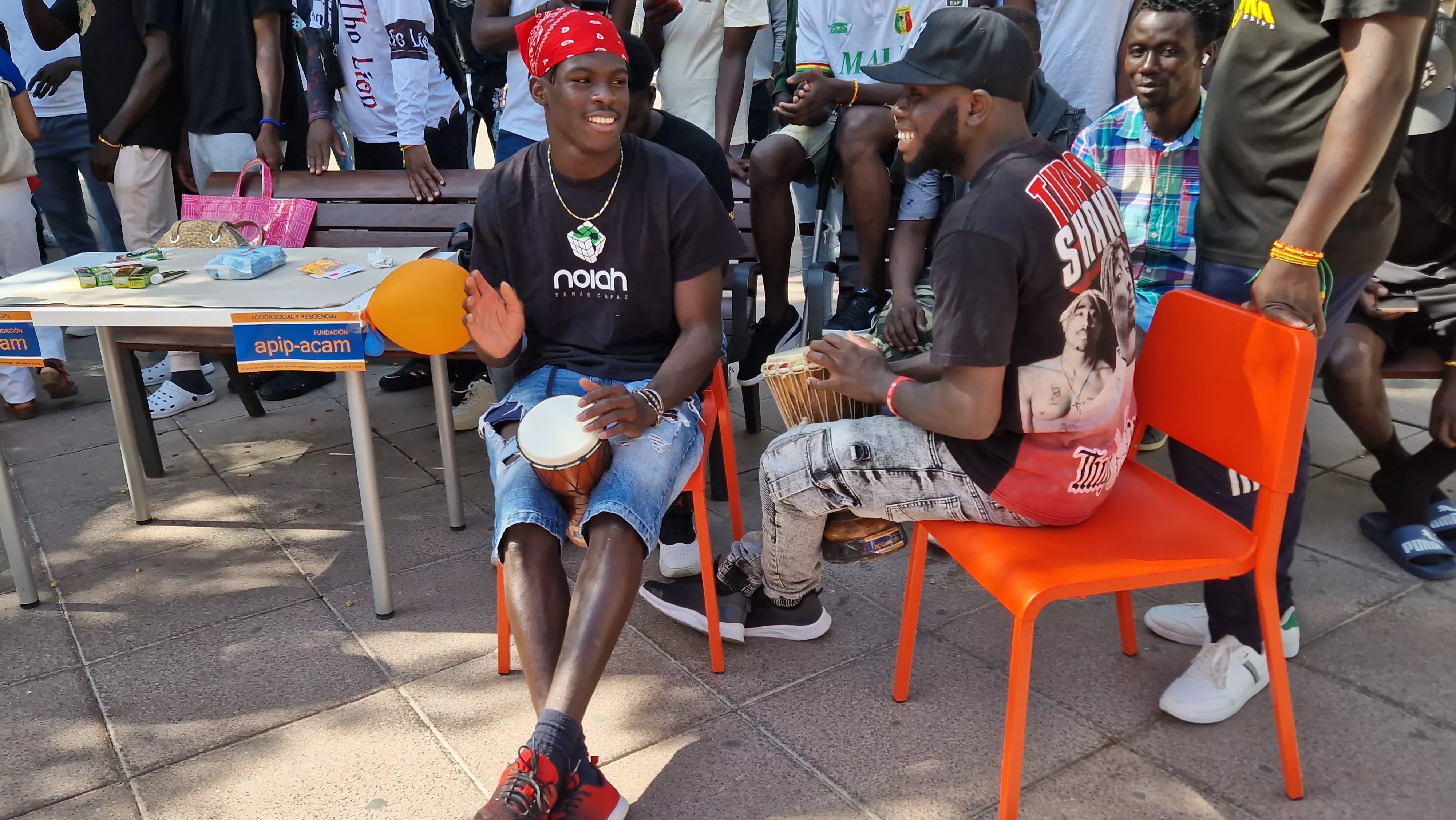 Día Mundial del Refugiado en Huesca. Foto Myriam Martínez