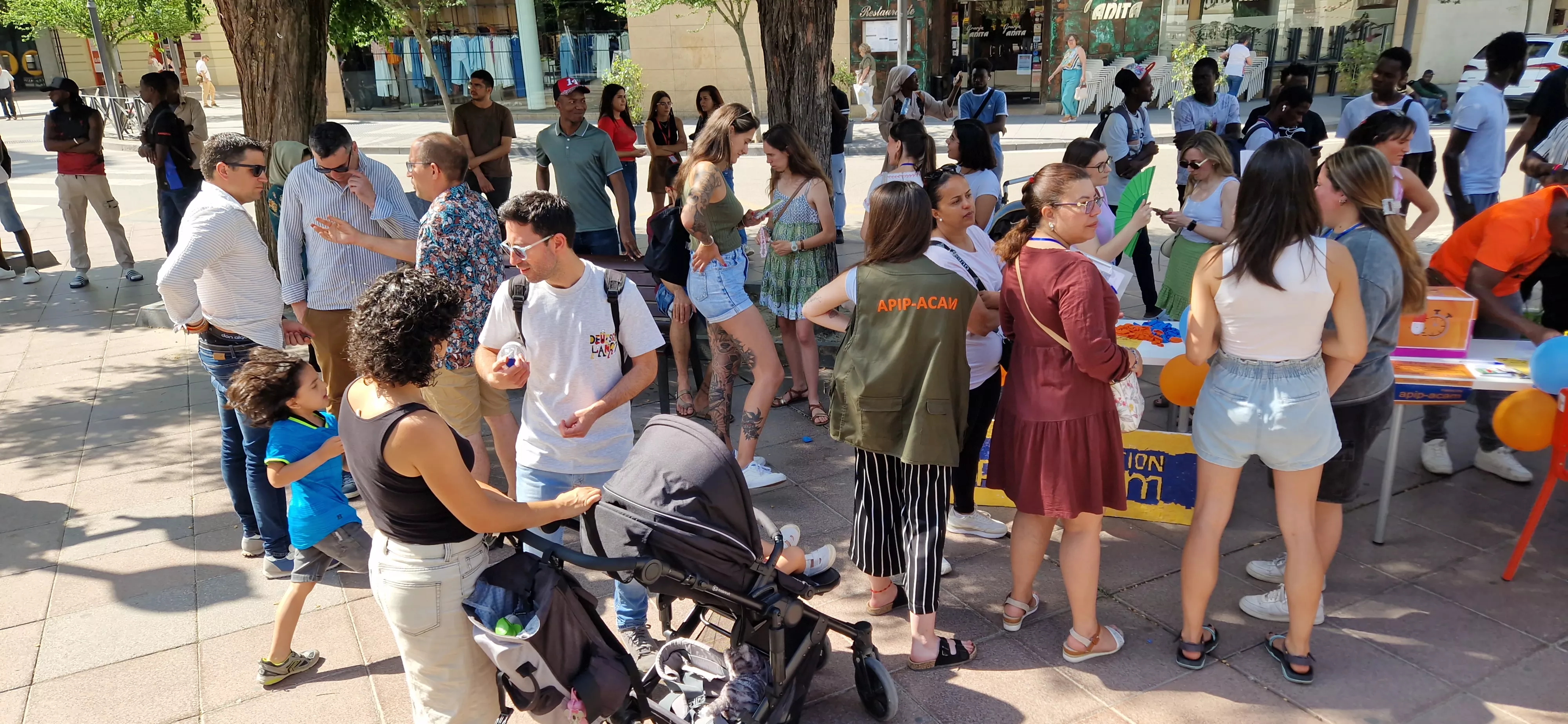 Día Mundial del Refugiado en Huesca. Foto Myriam Martínez