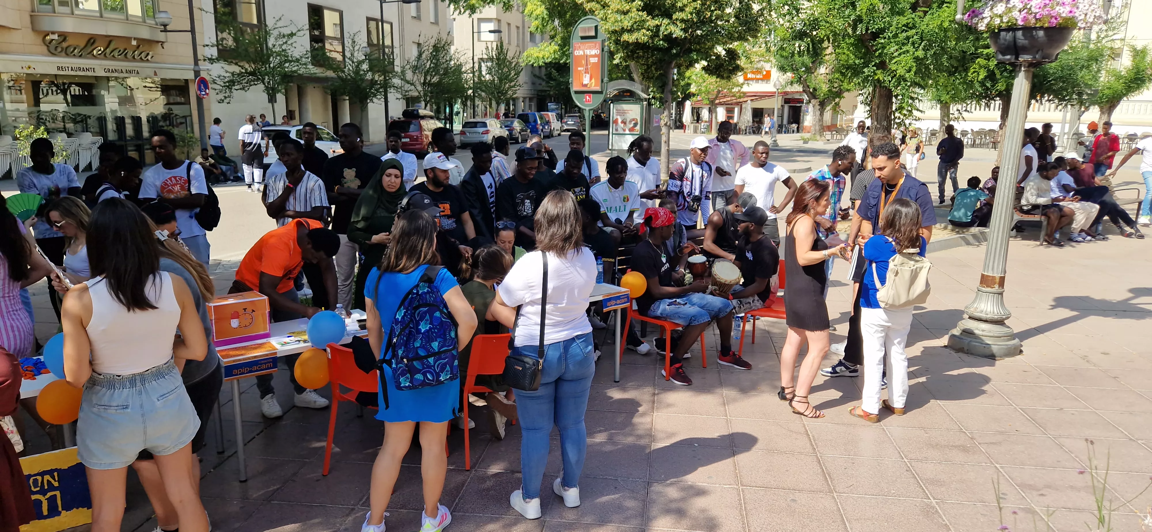Día Mundial del Refugiado en Huesca. Foto Myriam Martínez