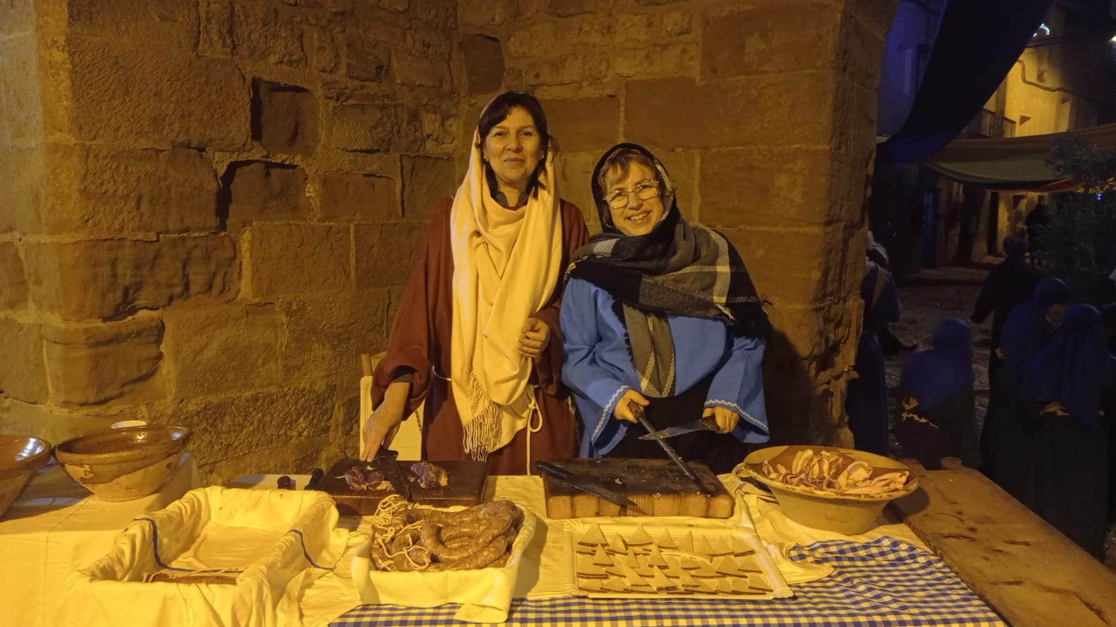 Estampas del belén viviente de Sena