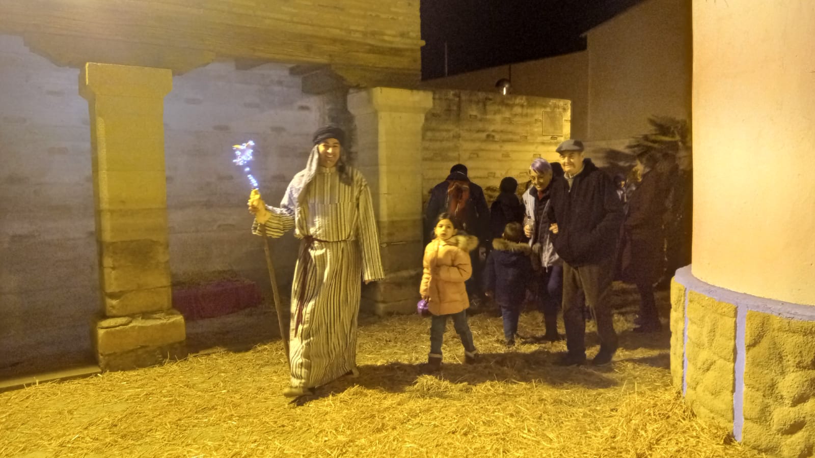 Estampas del belén viviente de Sena