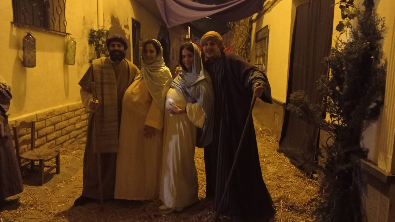 Estampas del belén viviente de Sena