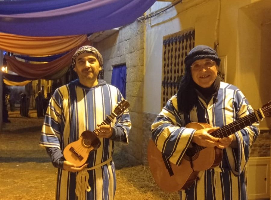 Estampas del belén viviente de Sena