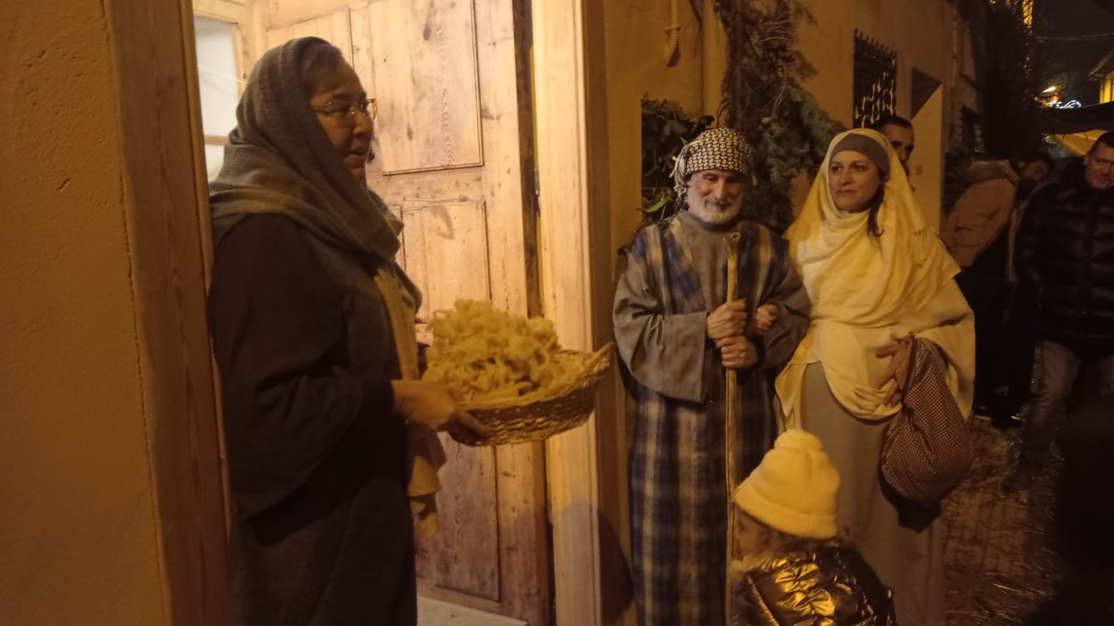 Estampas del belén viviente de Sena