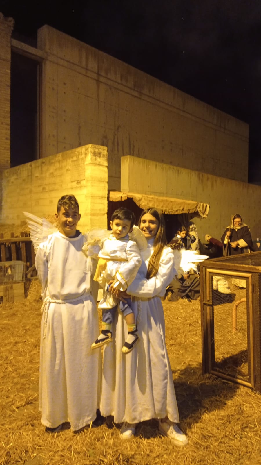 Estampas del belén viviente de Sena