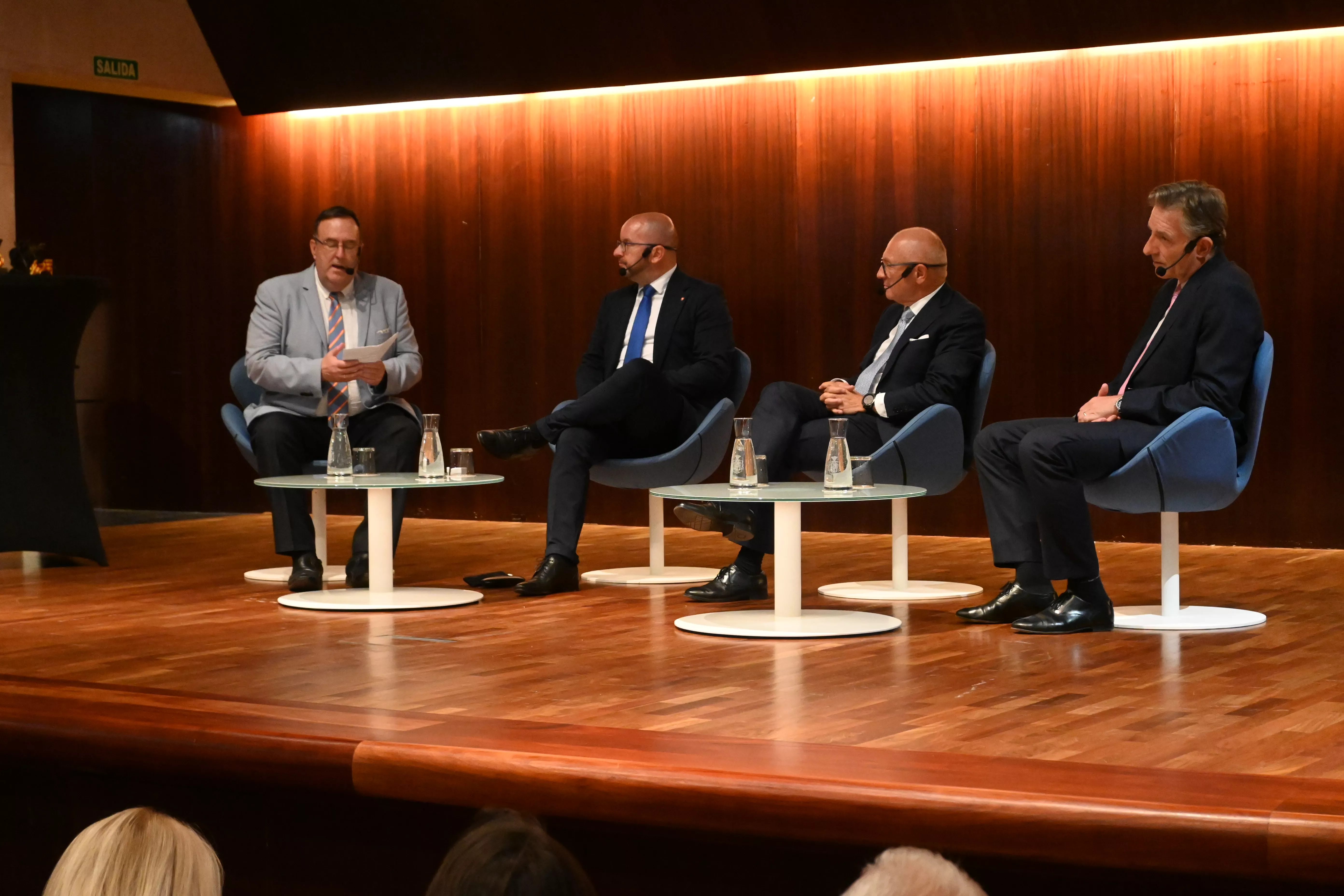 Premios Internacionales del IECHT y el encuentro entre los tres embajadores. Foto Carlos Jalle