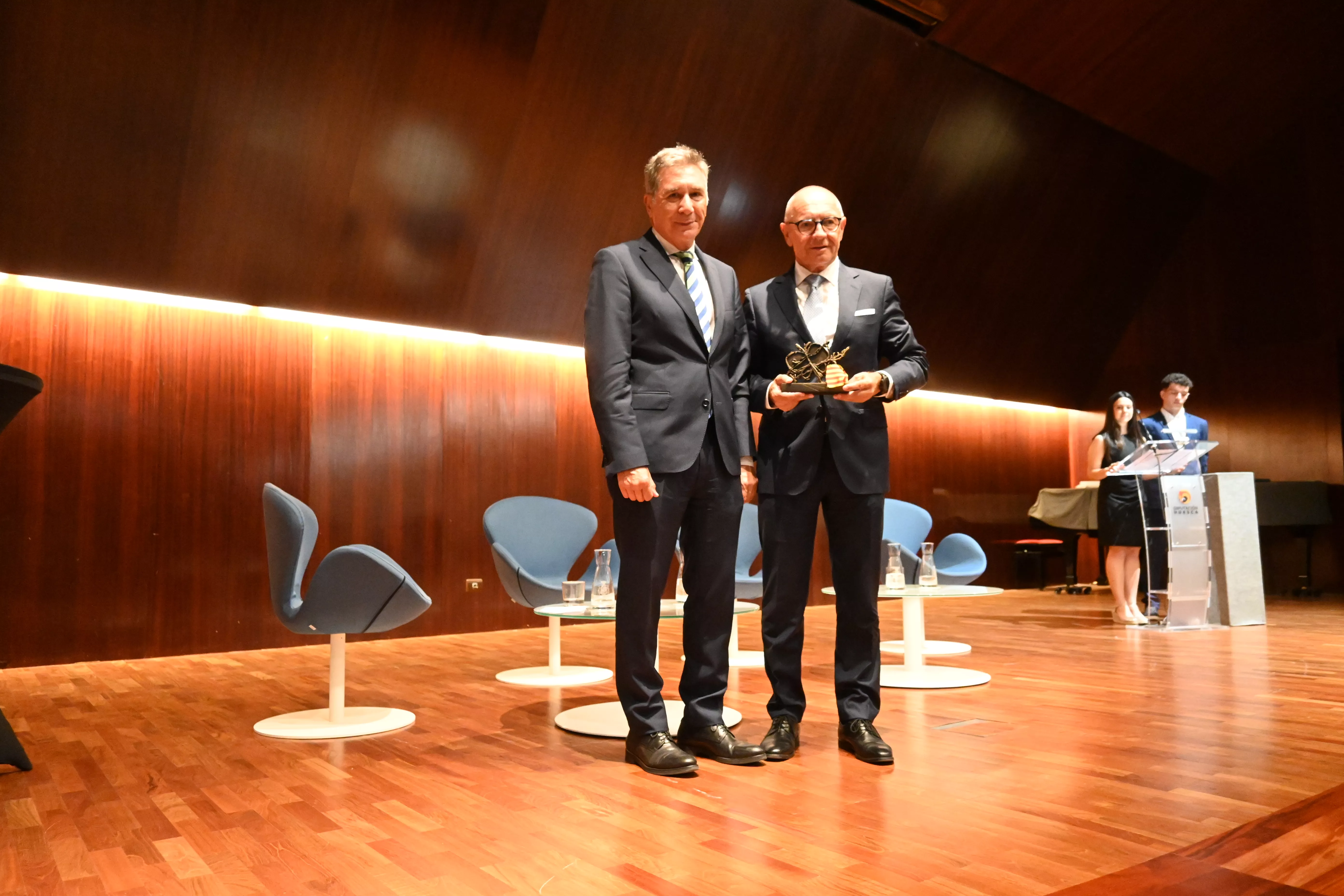 Premios Internacionales del IECHT y el encuentro entre los tres embajadores. Foto Carlos Jalle