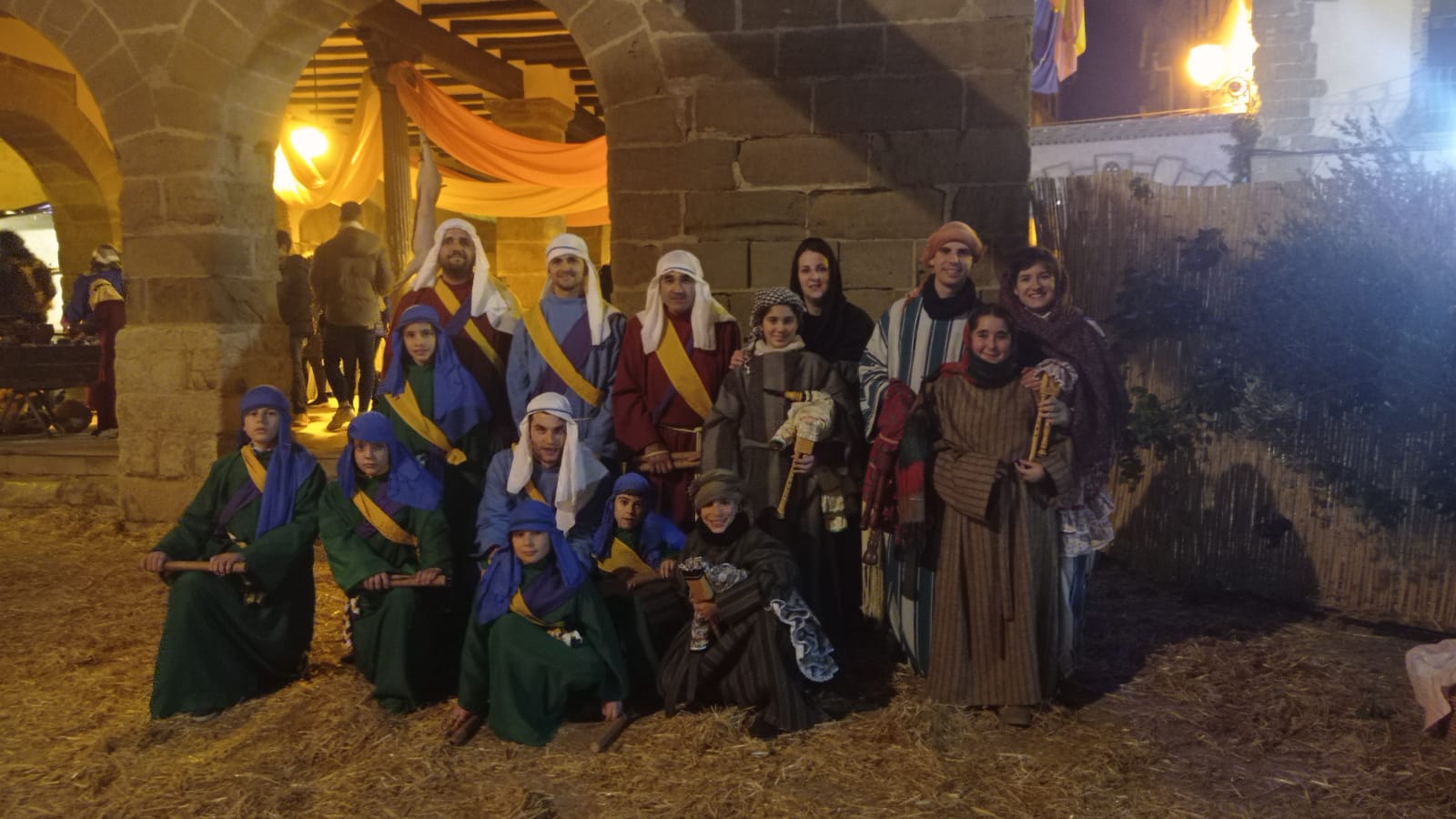 Estampas del belén viviente de Sena