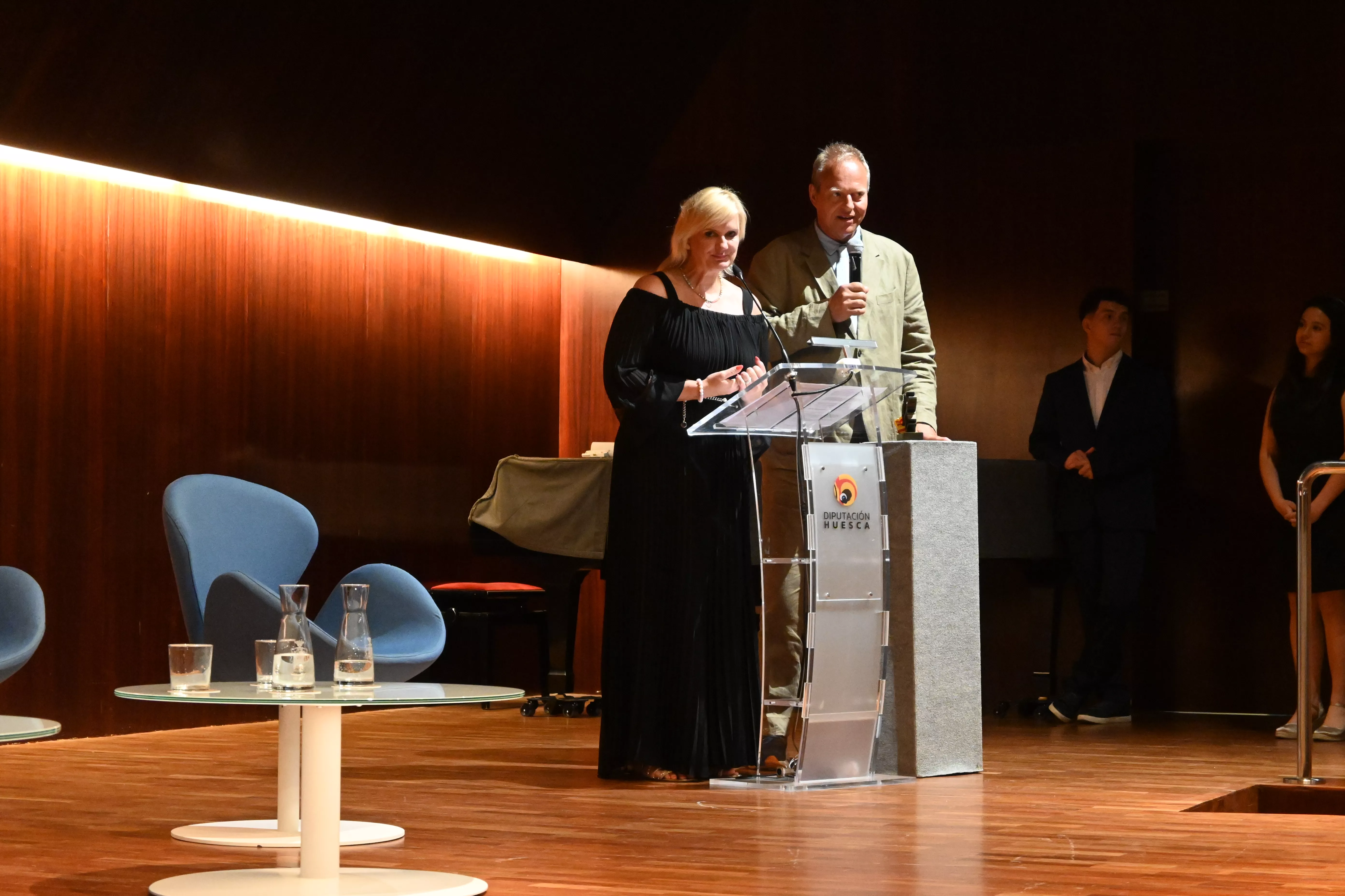 Premios Internacionales del IECHT y el encuentro entre los tres embajadores. Foto Carlos Jalle