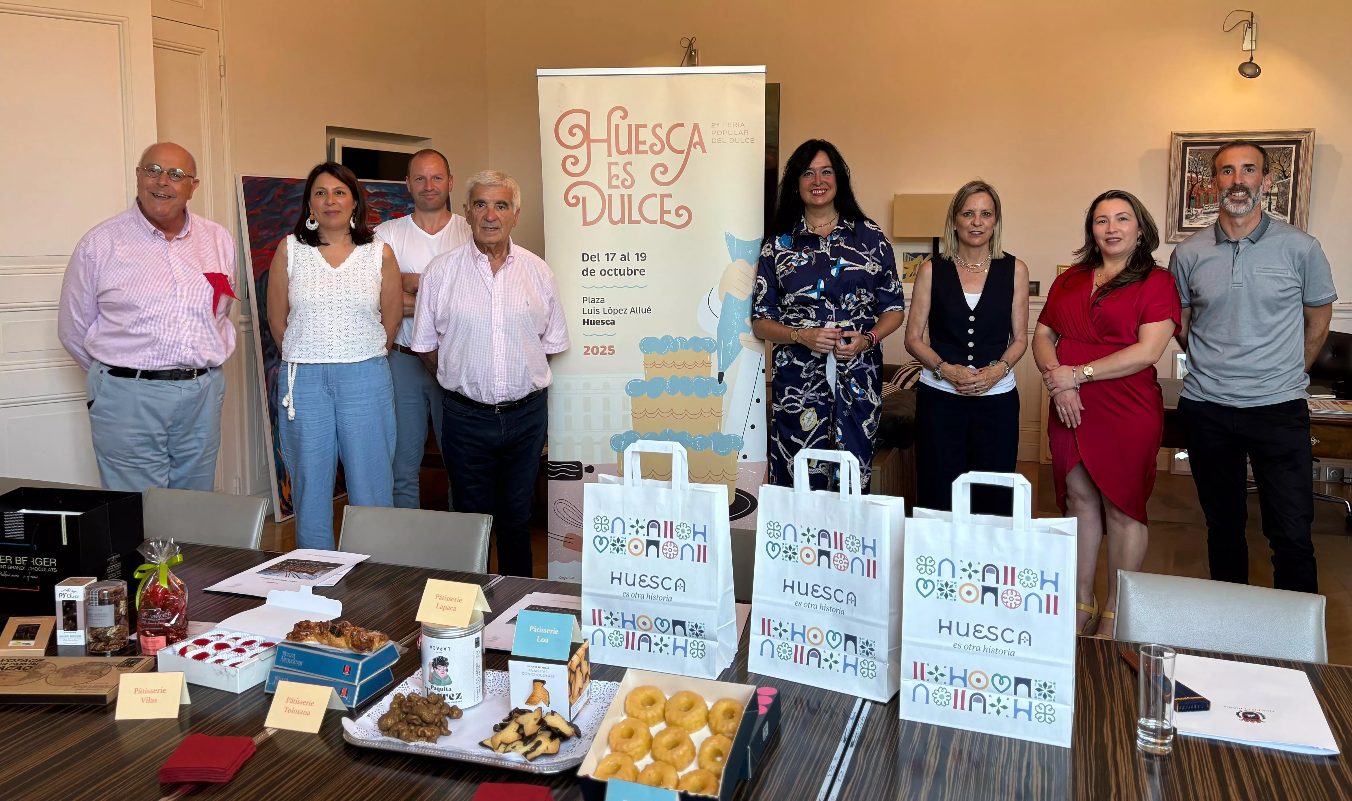 Presentación de la Feria del Dulce de Huesca en Tarbes.