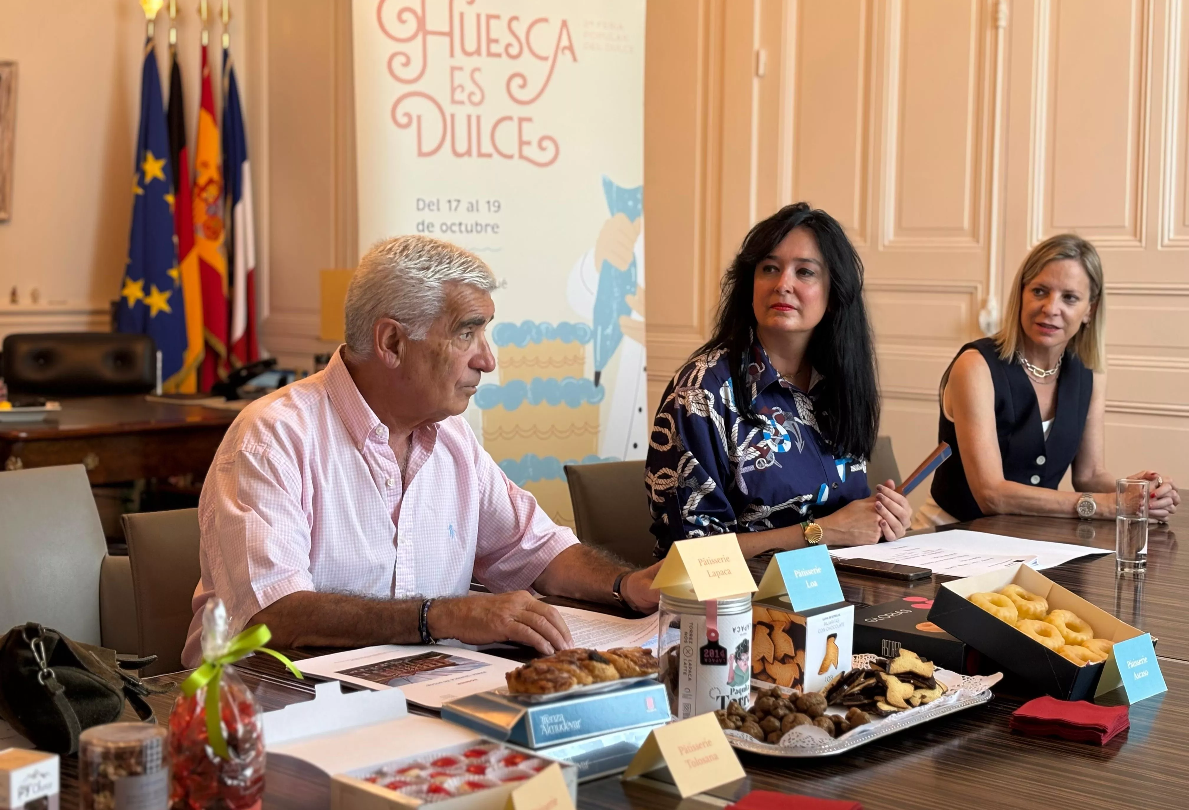 Presentación de la Feria del Dulce de Huesca en Tarbes.