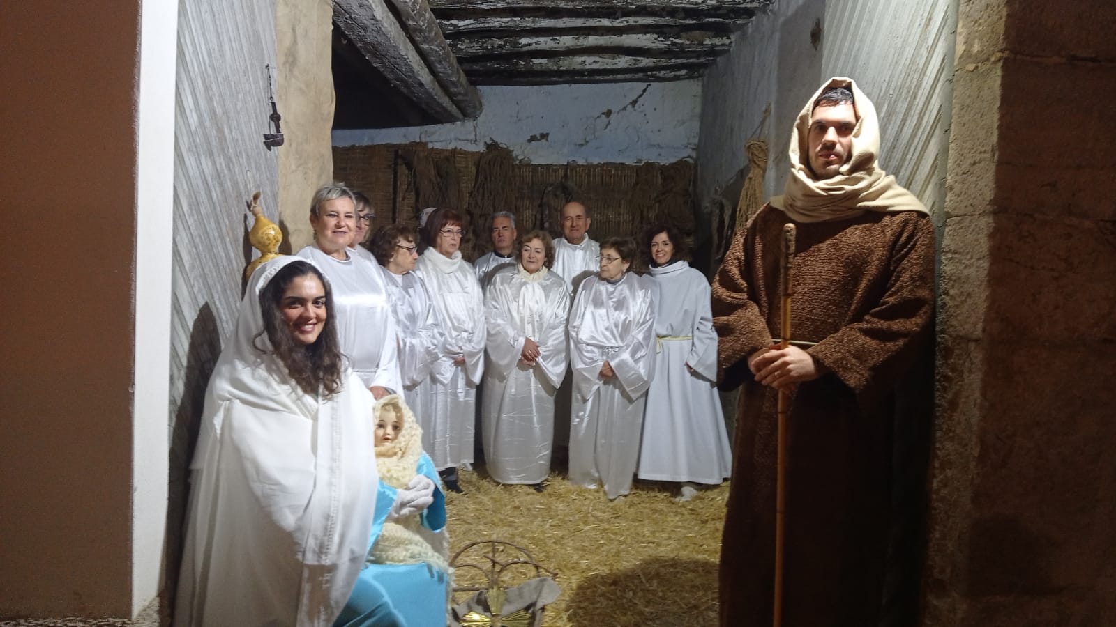 Estampas del belén viviente de Sena