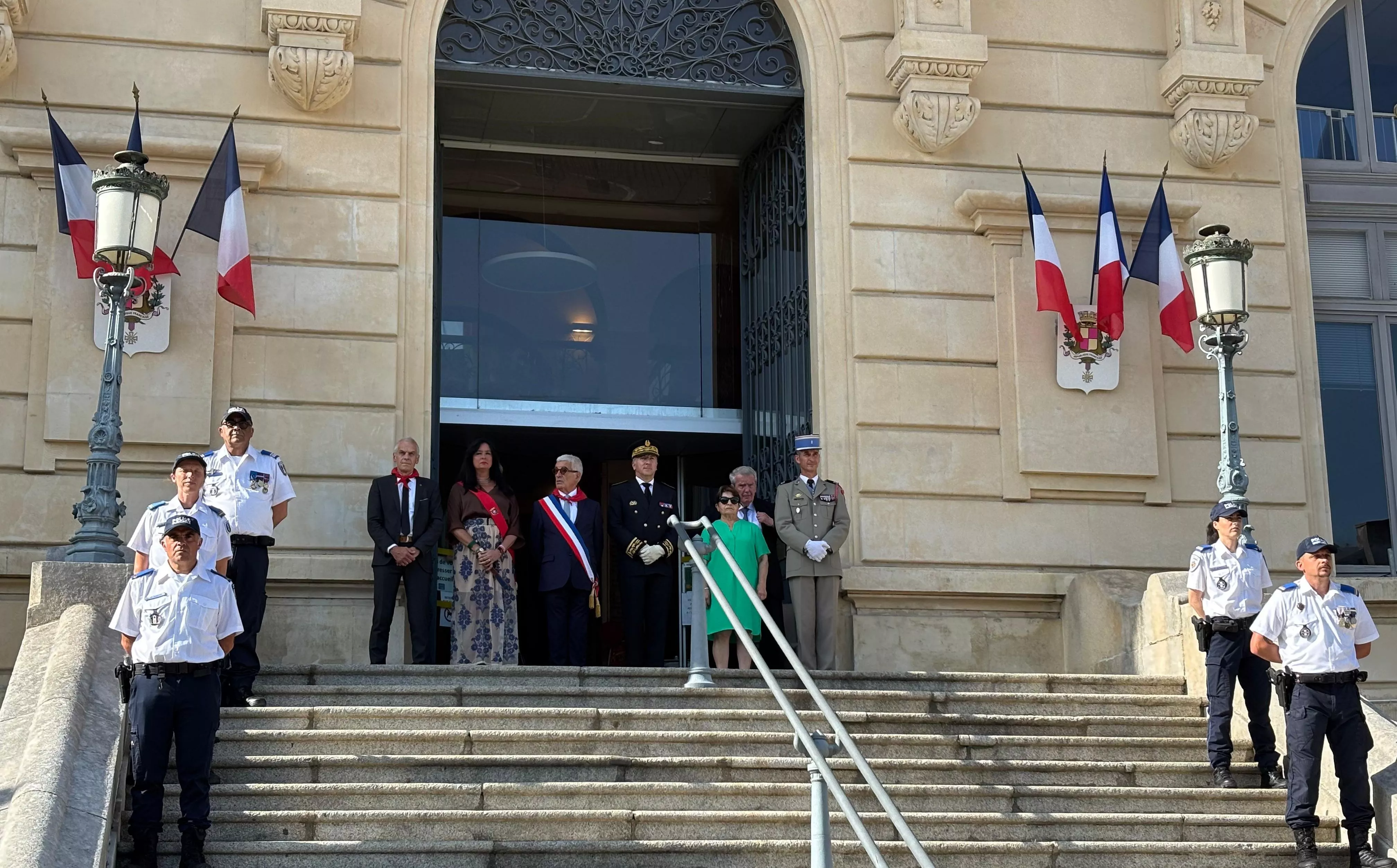 Participación de Huesca en la ceremonia oficial de las fiestas de Tarbes.