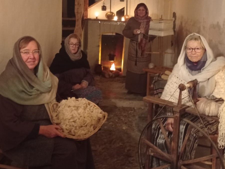 Estampas del belén viviente de Sena